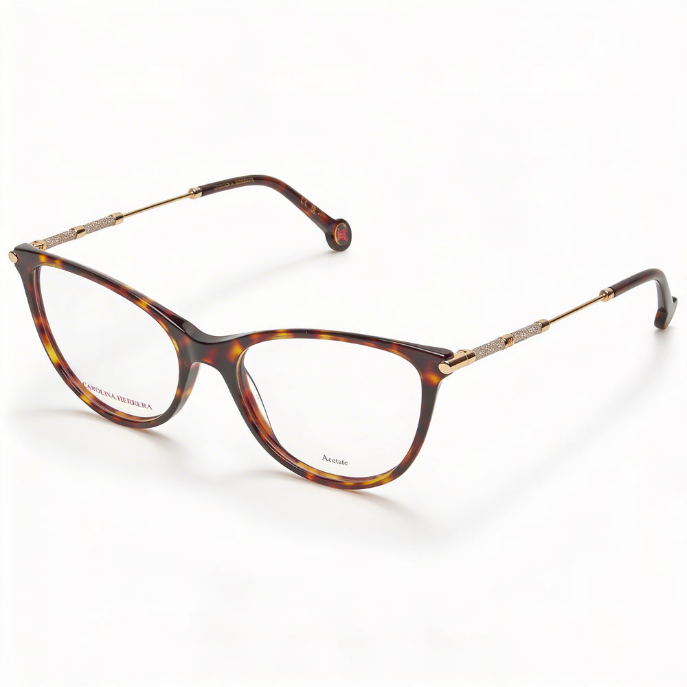 Gafas graduadas Carolina Herrera Her 0152 con montura de plástico ligera para mujer, 53 mm