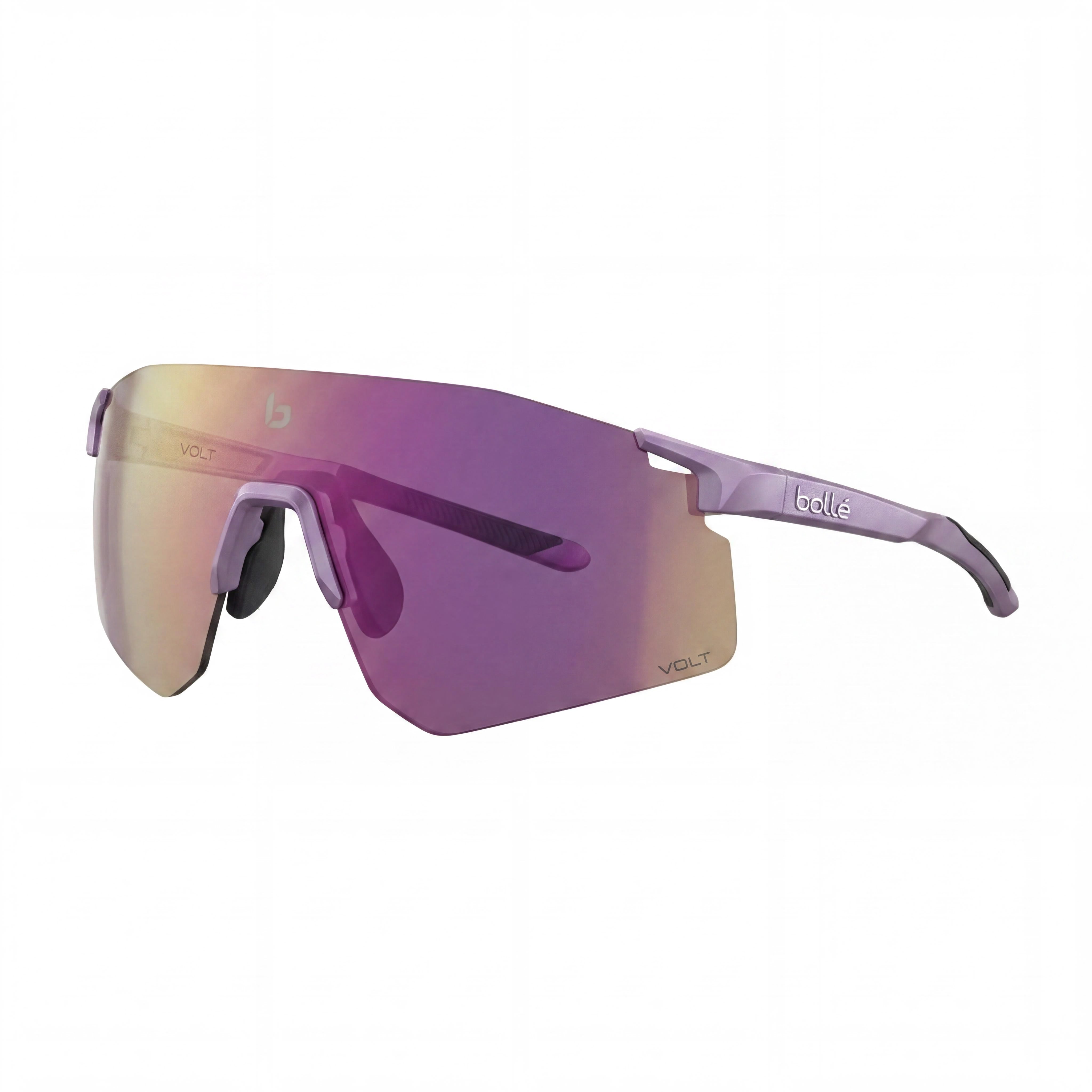 bollé Unisex-adult Acrylic Frame UV Protection Sunglasses with Polycarbonate Volt Ruby Lenses, Volt Ruby Astro Purple, 60mm, Photo 1