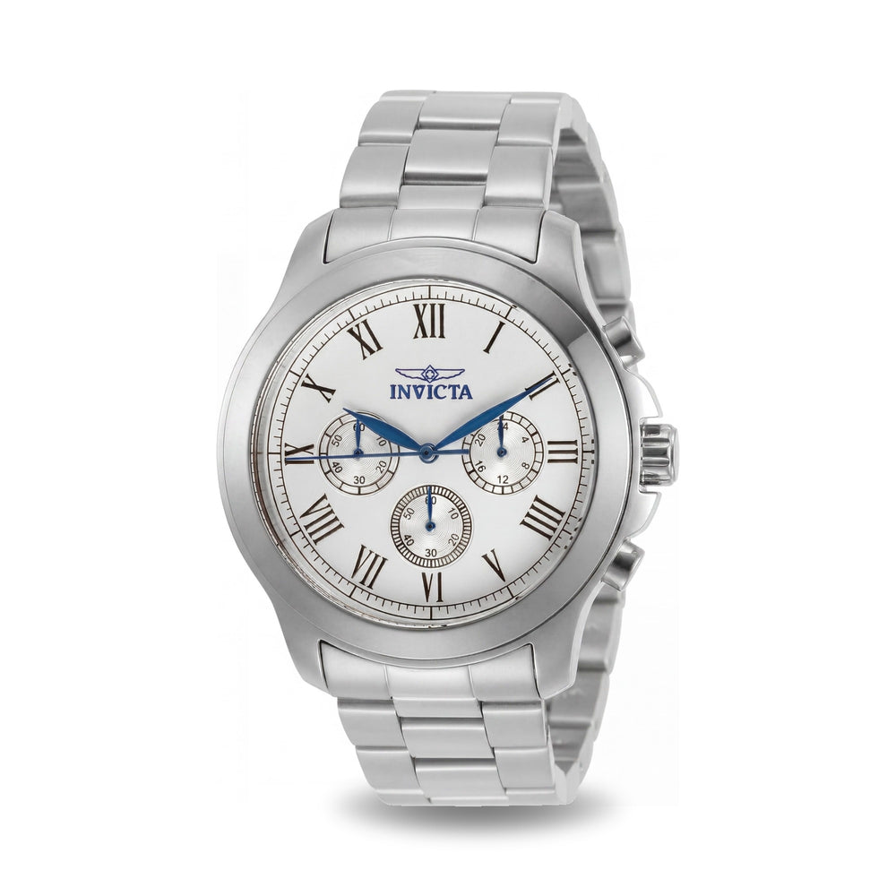 Reloj de cuarzo Invicta para hombre, con cronógrafo, caja y brazalete de acero inoxidable, 44 mm