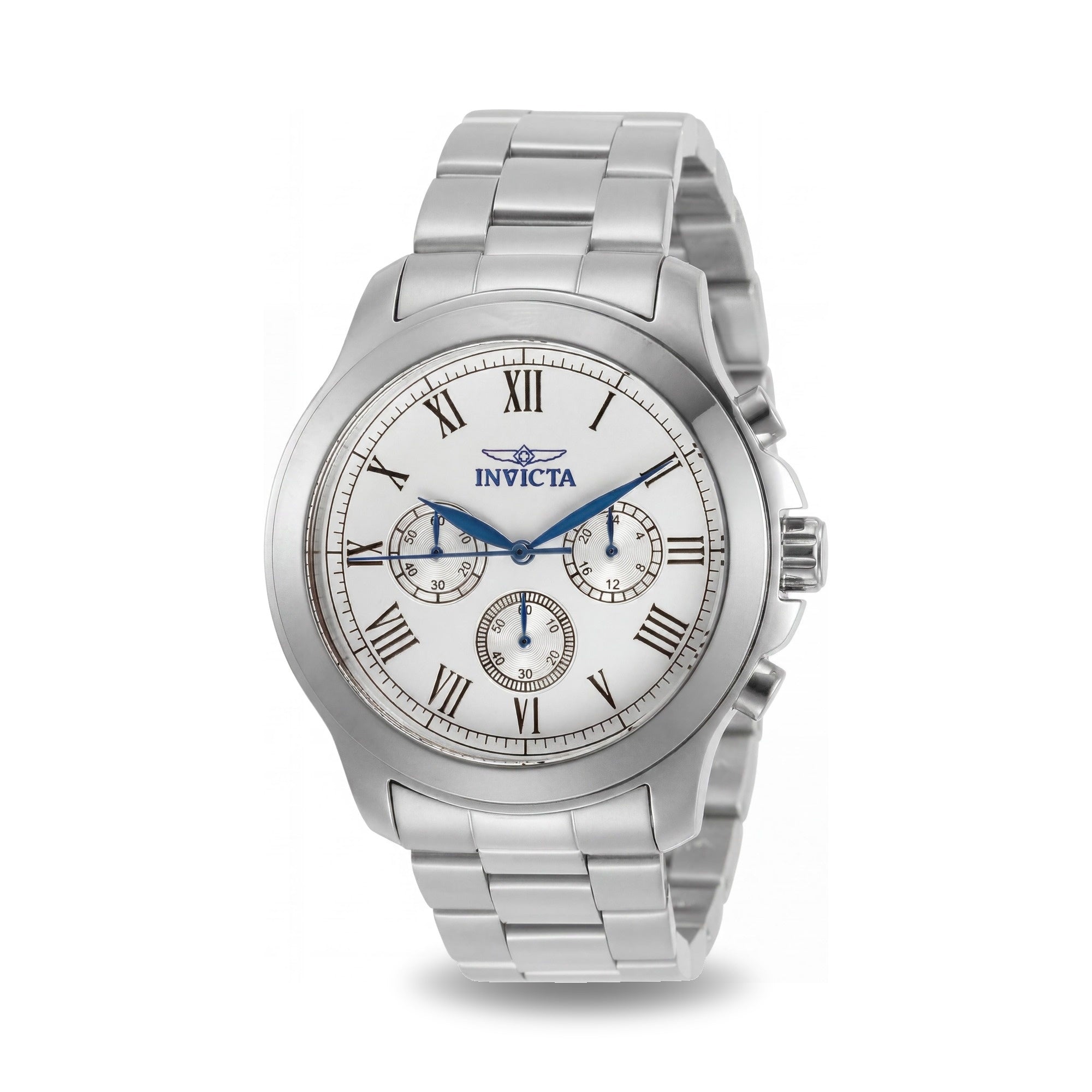 Invicta Men's Quartz Watch, Chronograph Functionality, Stainless Steel Case and Bracelet, 44mm, Photo 1