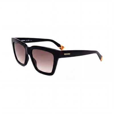 Missoni Modern Women's Black Acetate Frame with Black Lenses UV Protection Sunglasses 55mm