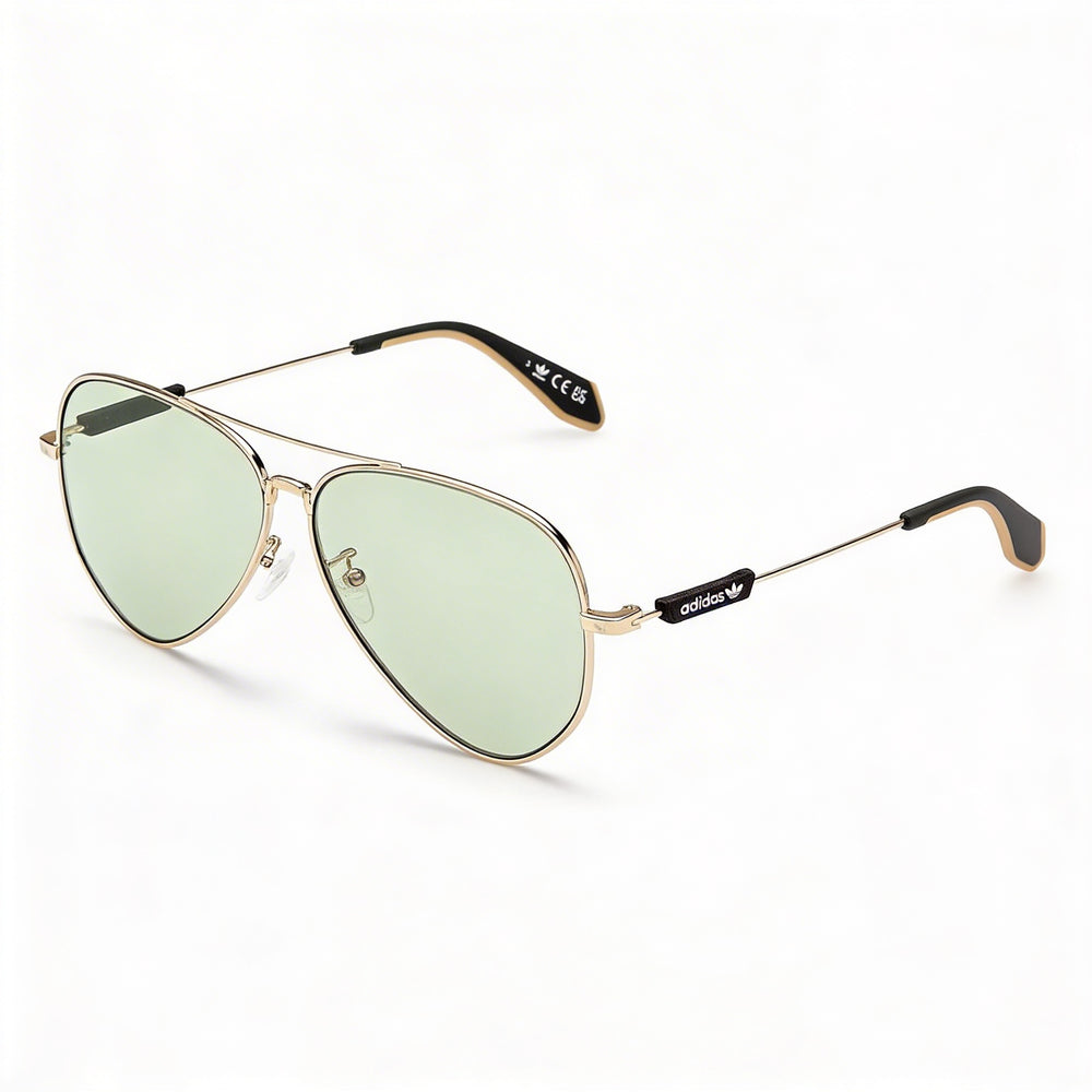 Gafas de sol unisex adidas Casual de acetato en color oro rosa y verde con protección UV de 59 mm