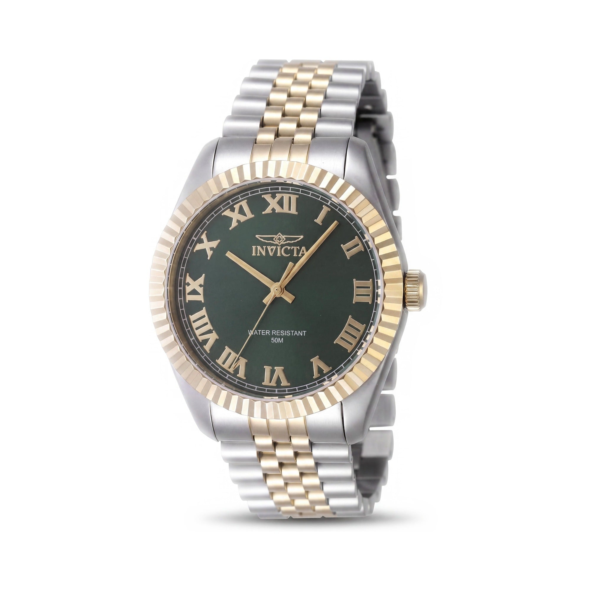 Invicta Specialty 47403 Unisex Classic Green Dial Stainless Steel Quartz 5 Bar Water Resistant Watch 43mm, Photo 1