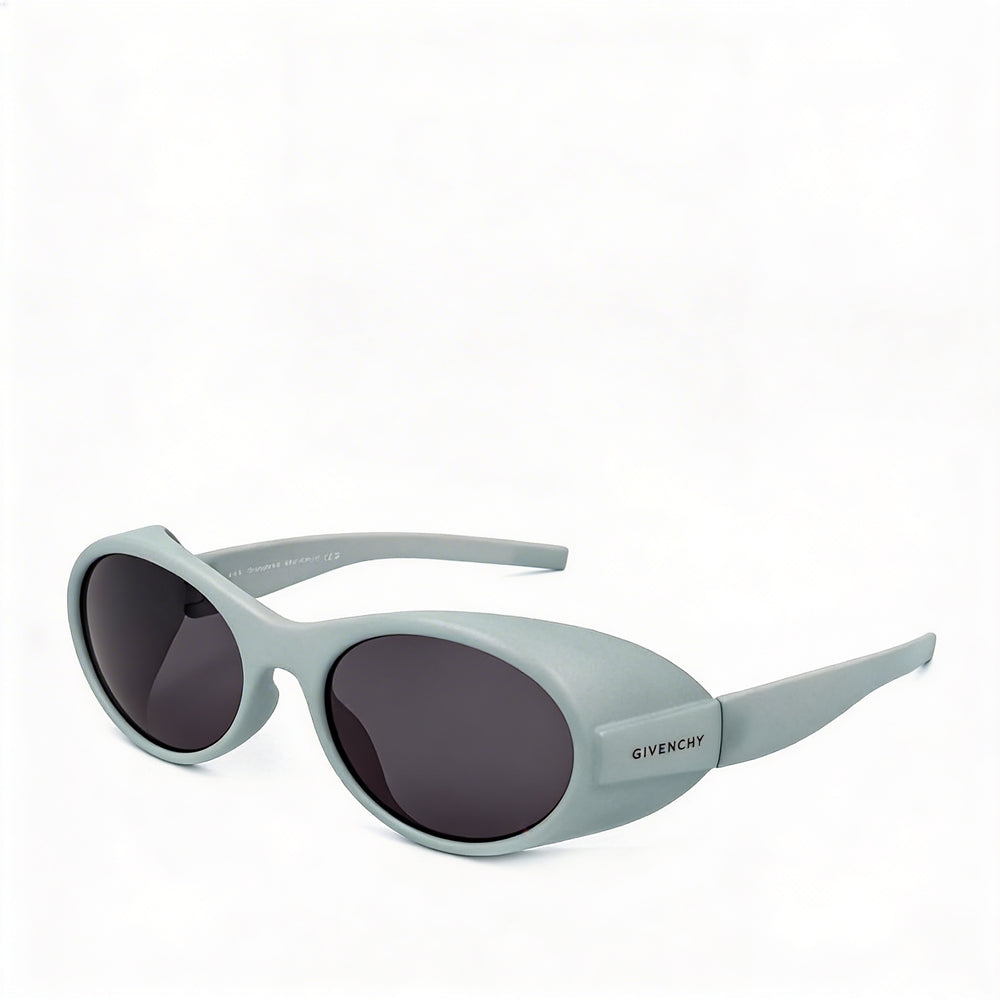 Givenchy Casual Women's Light Grey Plastic Frame Sunglasses with Smoke Lenses 100% UV Protection 55mm