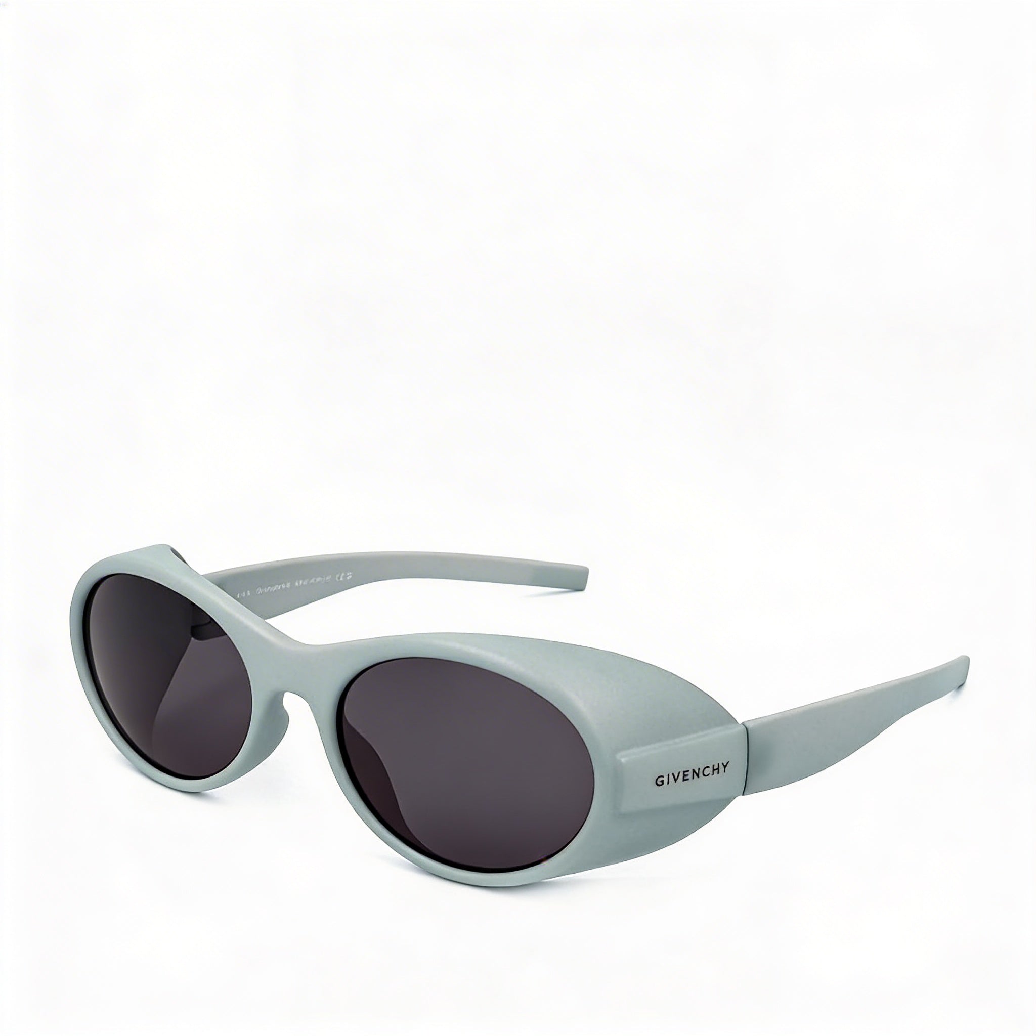 Givenchy Casual Women's Light Grey Plastic Frame Sunglasses with Smoke Lenses 100% UV Protection 55mm, Photo 1