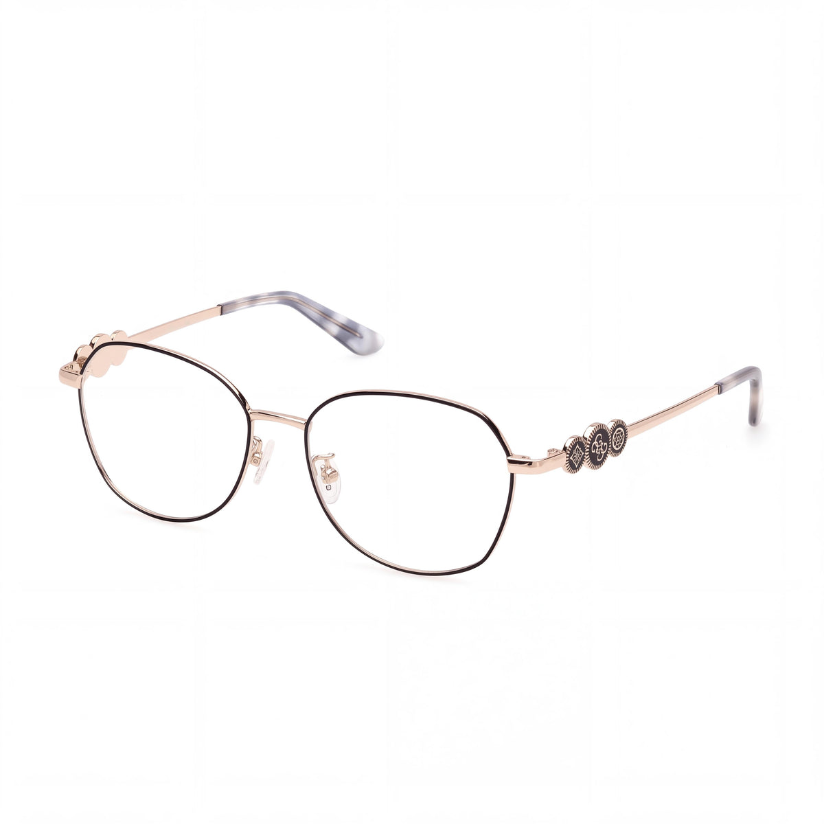 GUESS Gu50256-d Gafas de Mujer con Montura Negra Mate, Lente de 52 mm, Puente de 16 mm y Patillas de 140 mm, Photo 1