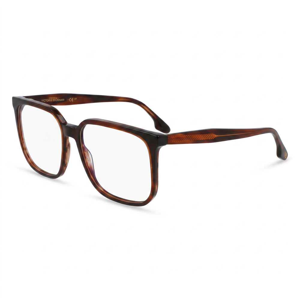 Gafas de sol Victoria Beckham VB2673 para mujer, rectangulares, color marrón, con montura de cuerno, lentes de 54 mm, puente de 17 mm, patillas de 140 mm.