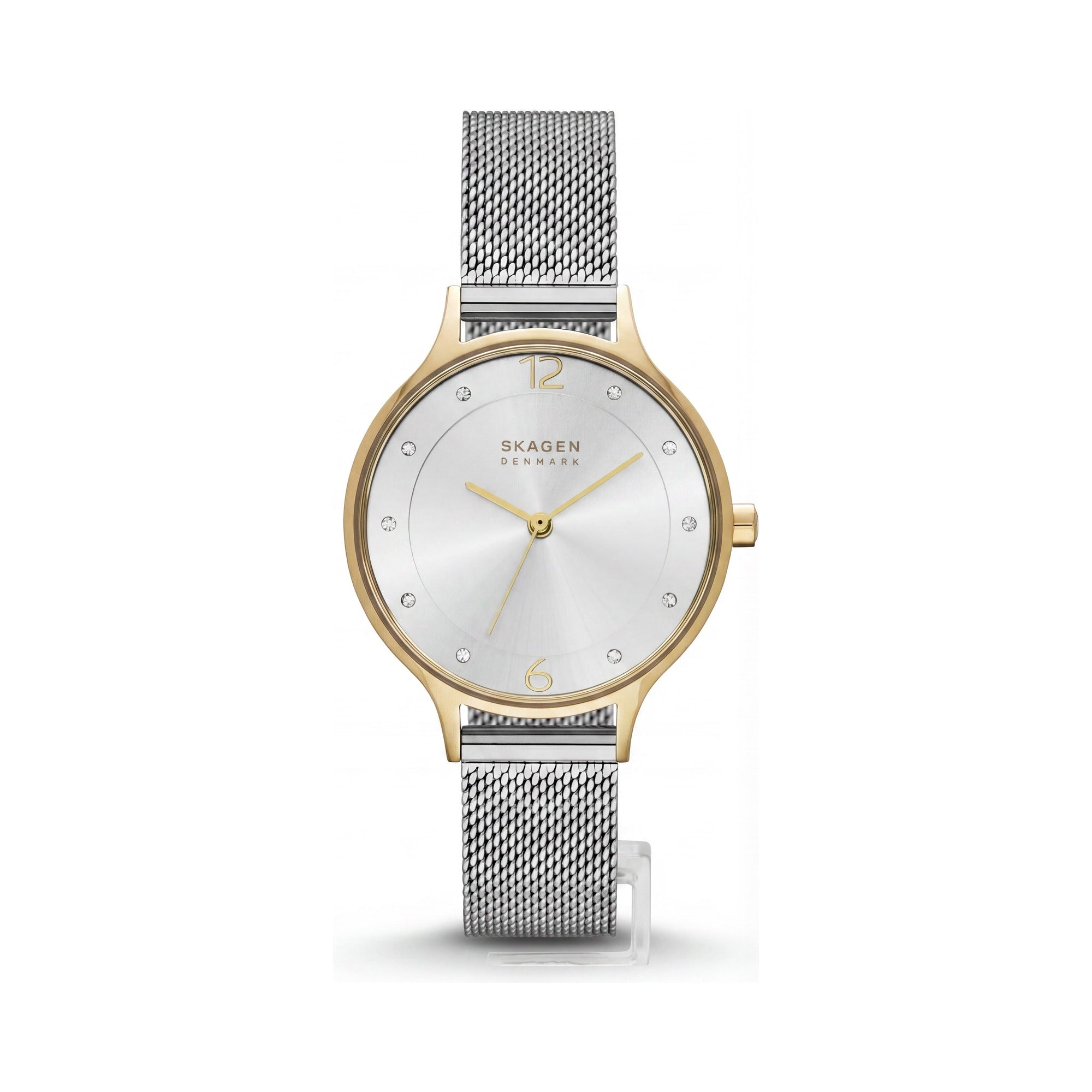 SKAGEN DENMARK SKW2340 Anita Lille Women's Silver Tone & Gold Tone Stainless Steel Mesh Watch 30mm, Photo 1