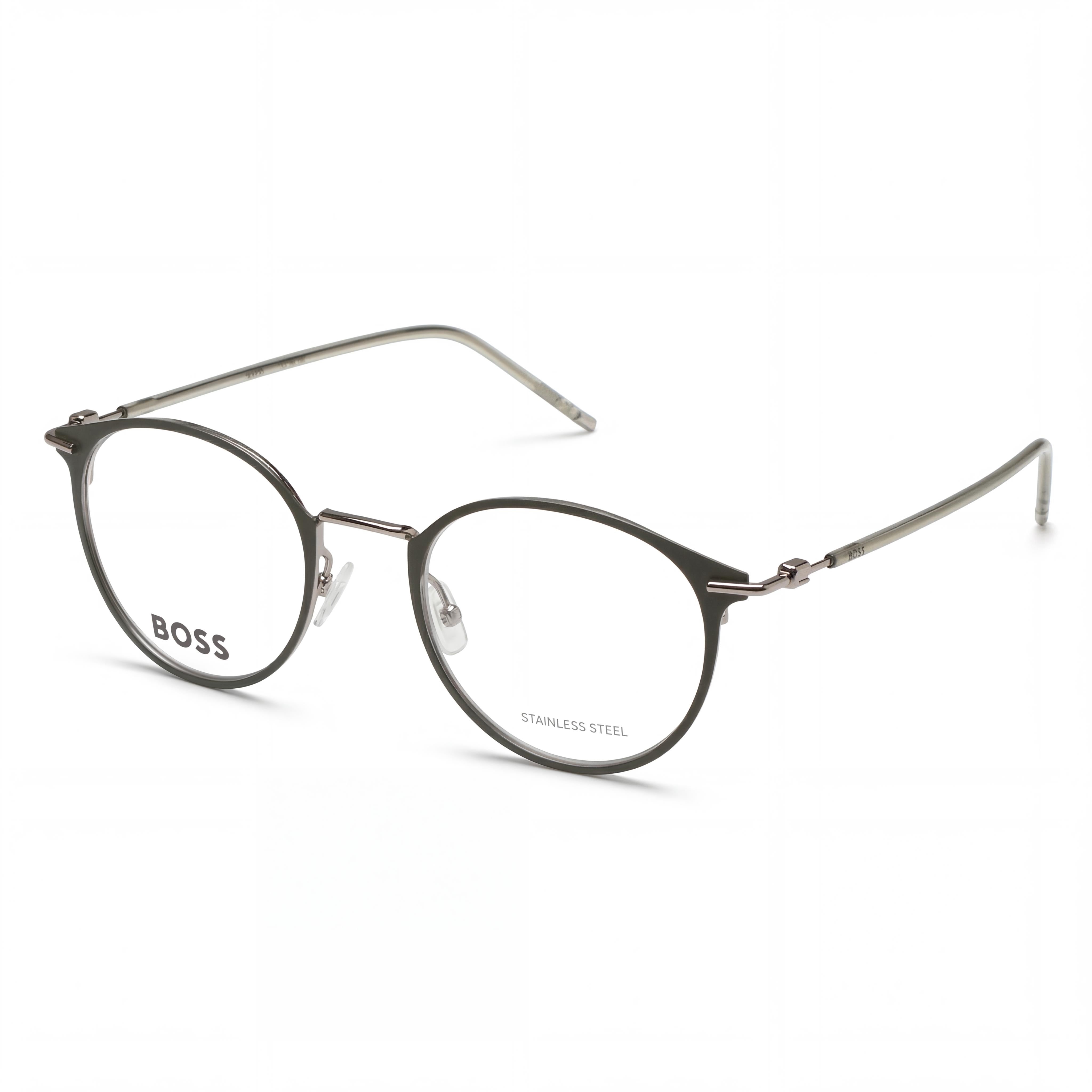 BOSS Audio Systems Modern Unisex Alloy Steel Frame Green Ruthenium Non-polarised Polycarbonate Sunglasses 50mm, Photo 1