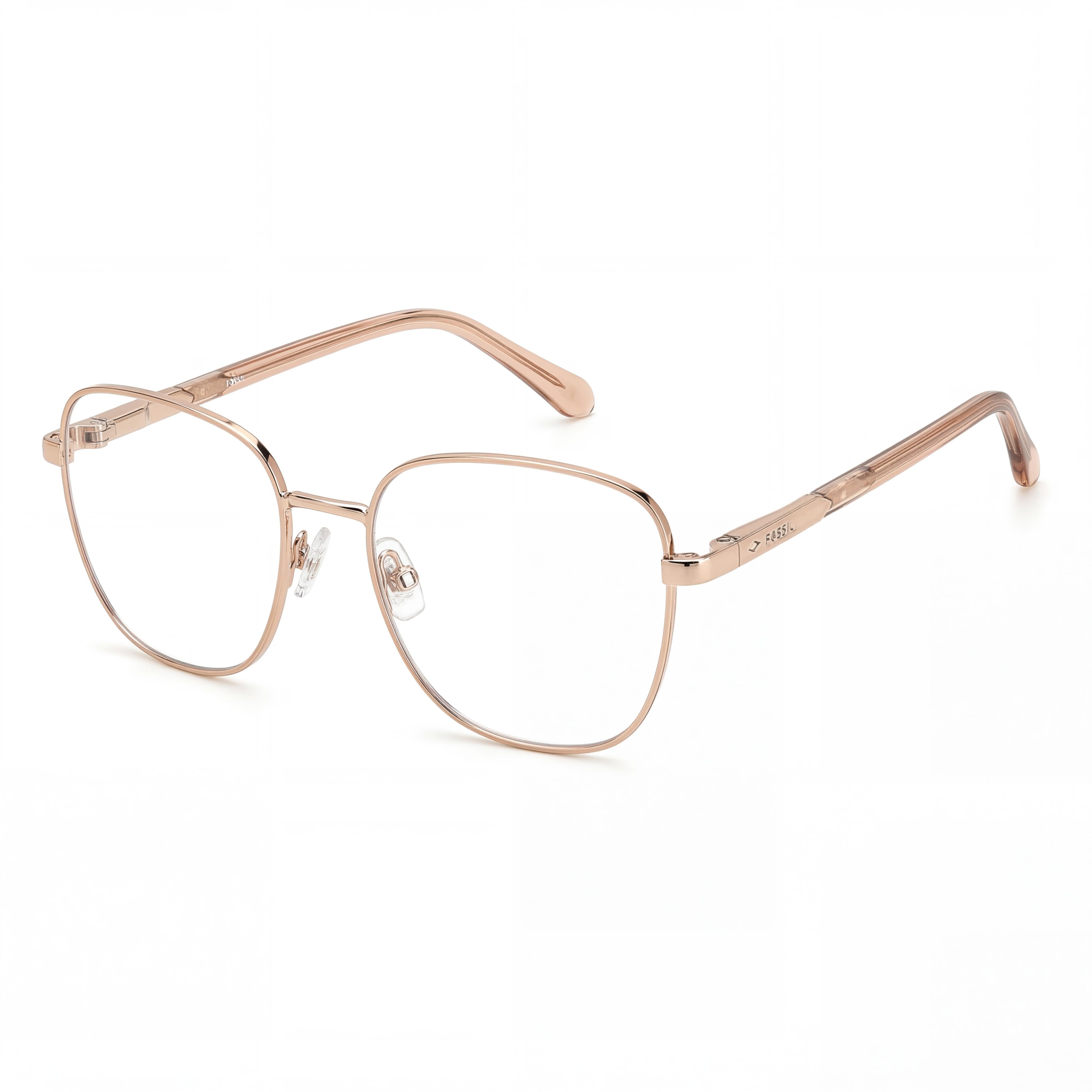 Fossil Fos 7113 Women's Sunglasses with Red Gold Alloy Steel Frame and Polycarbonate Lenses 51mm, Photo 1