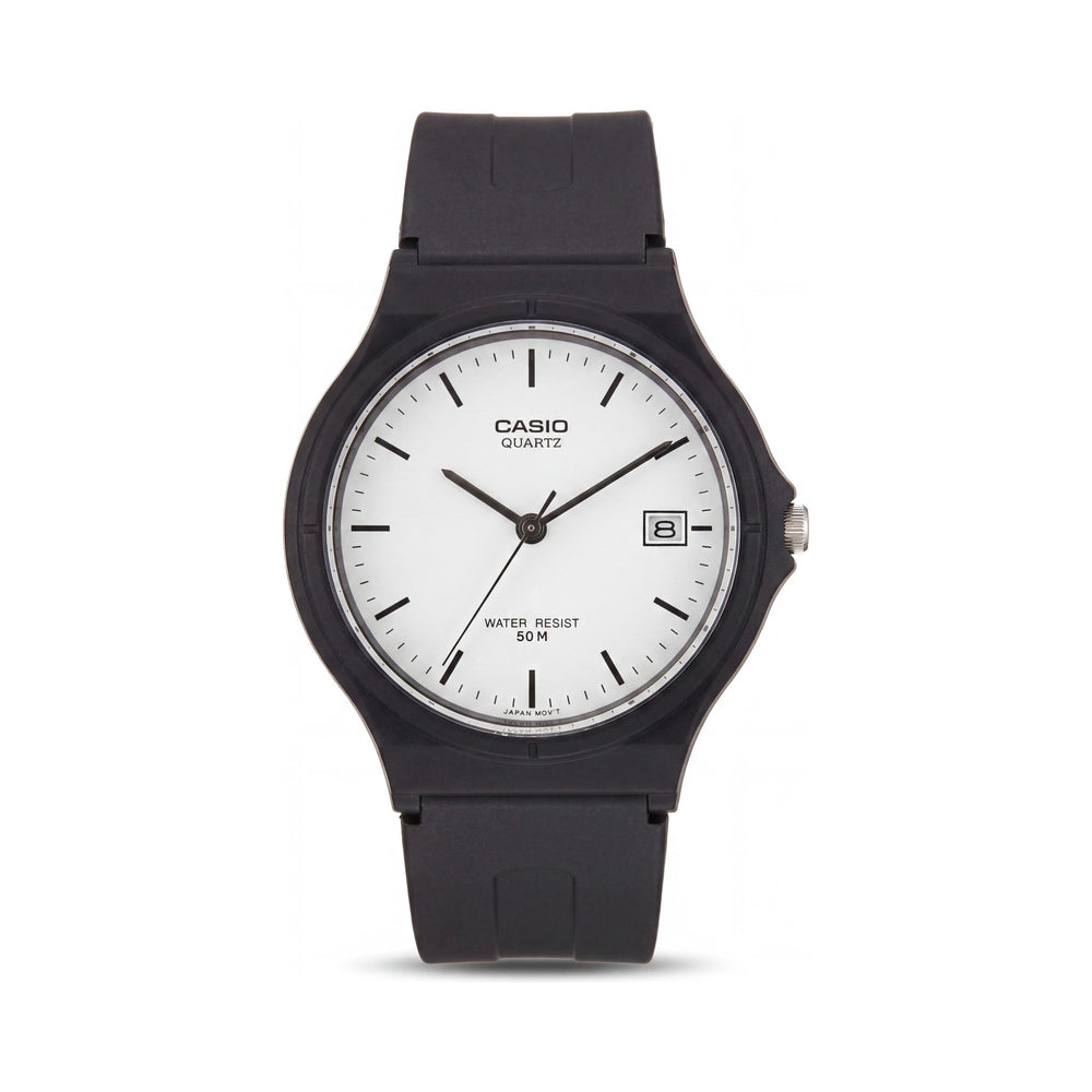 Reloj Casio MW-59-7EVDF de Resina Negro/Blanco Unisex, 36mm