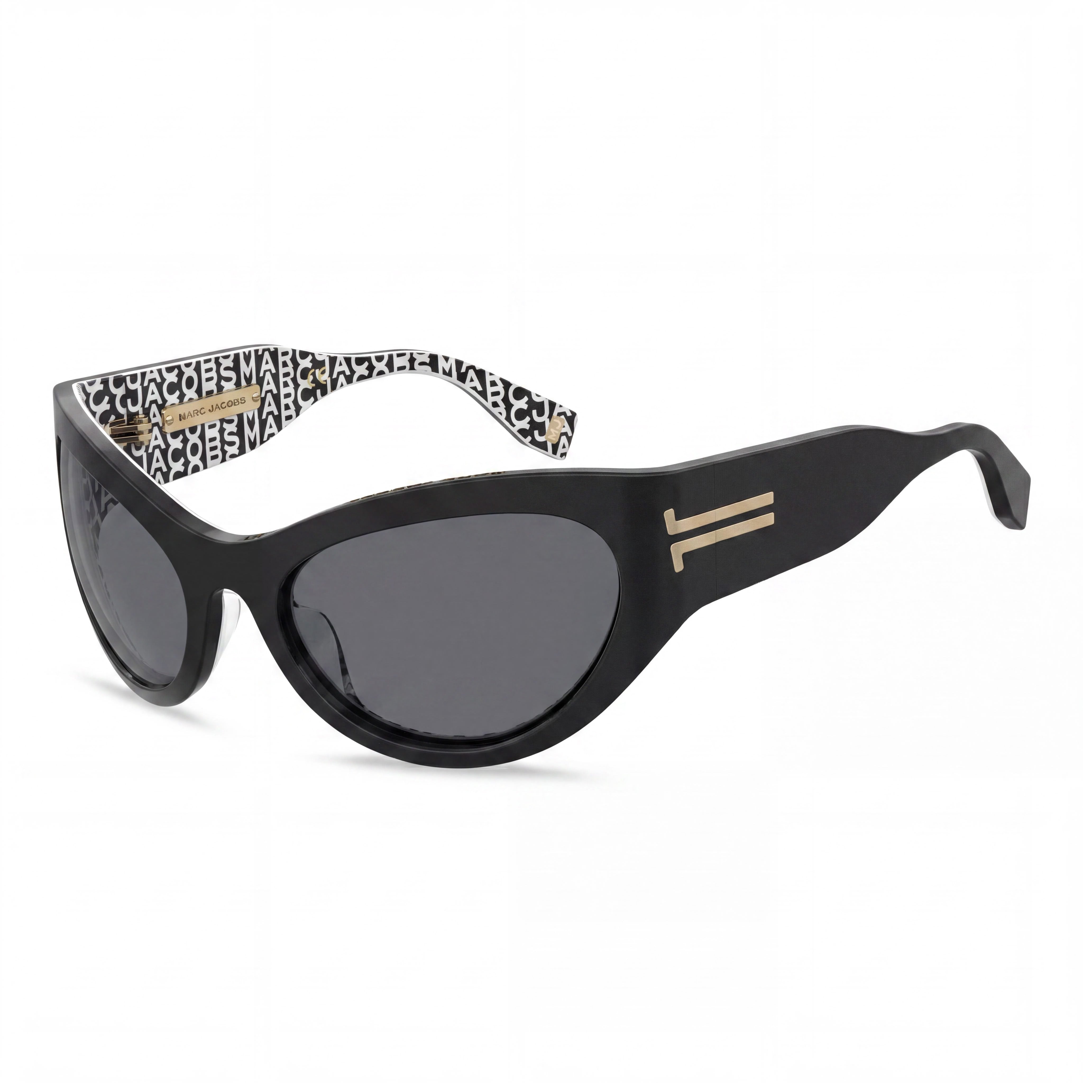 Gafas de sol Marc Jacobs Mj 1087/S para mujer, de plástico negro, estilo ojo de gato, con protección UV, 61 mm, Photo 1