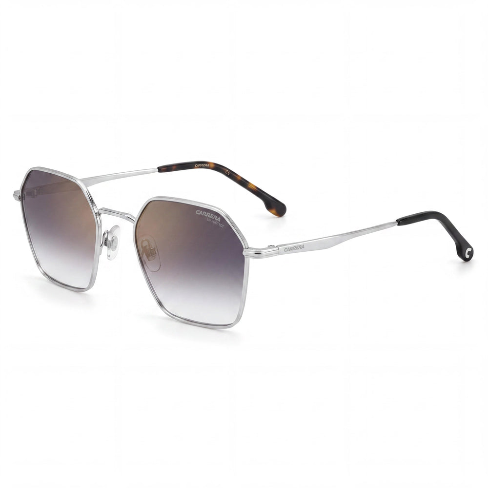 Carrera Men's Carrera 334/S Palladium Stainless Steel Sunglasses, Grey Shaded Gold Mirror, 100% UV, 53mm