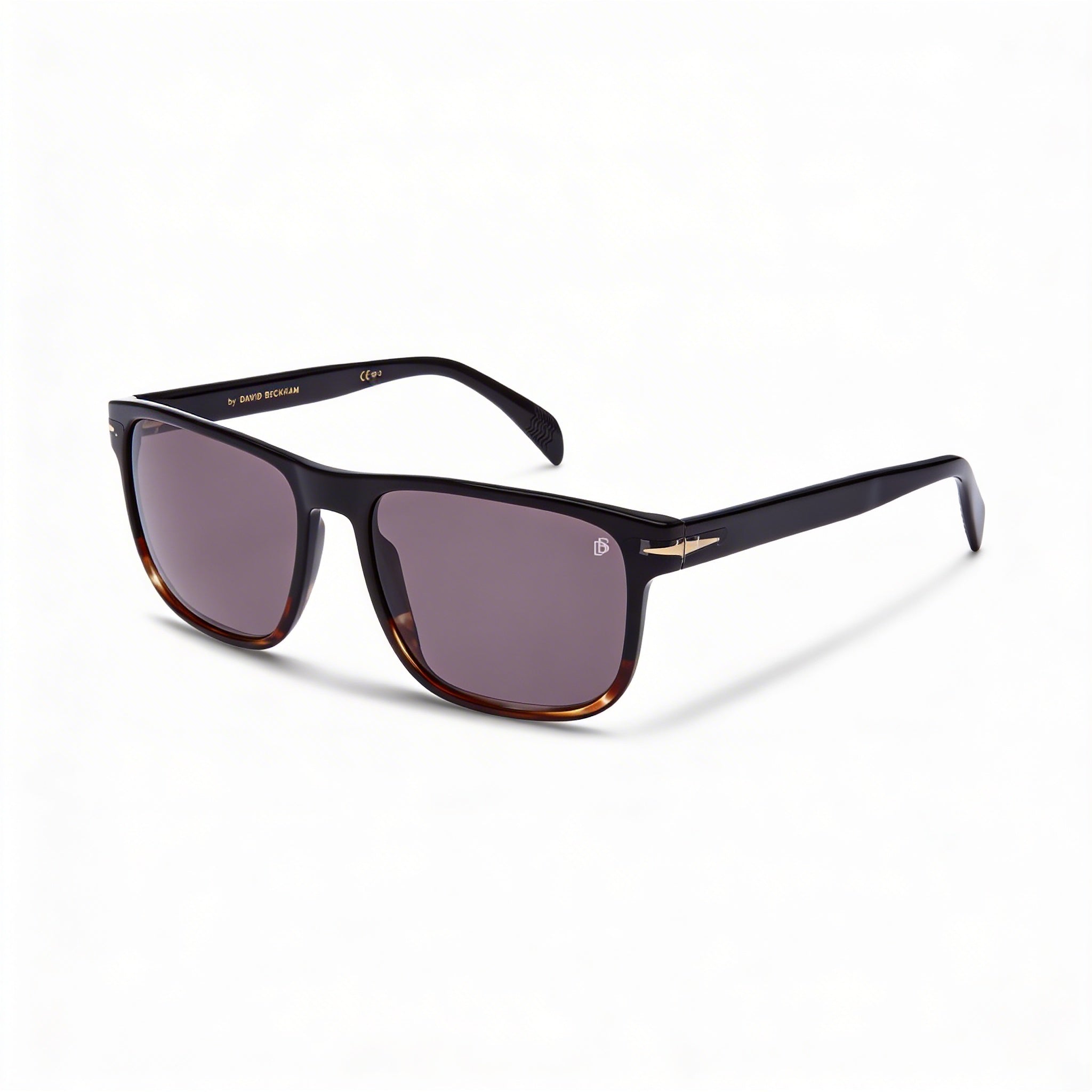 David Beckham Db 1060/S Unisex Black Horn Plastic Frame Polycarbonate Lens Eyewear, Size 57mm, Photo 1