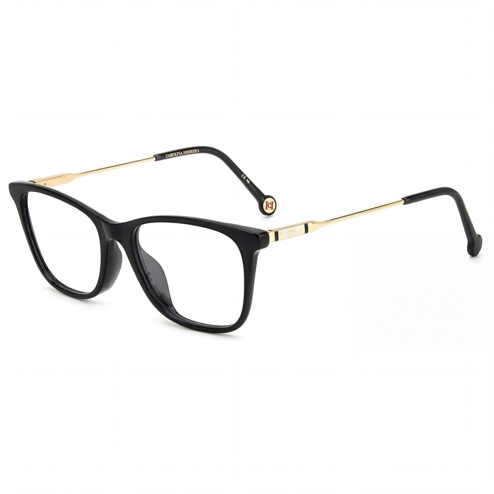 Carolina Herrera Modern Women's Black Acetate Frame Sunglasses, Model Her 0118/g, 52mm Lens Width