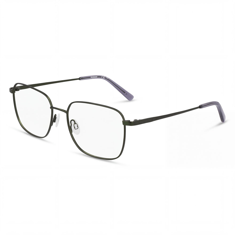 Gafas de vista Flexon H6070 para hombre, color musgo mate, 53 mm
