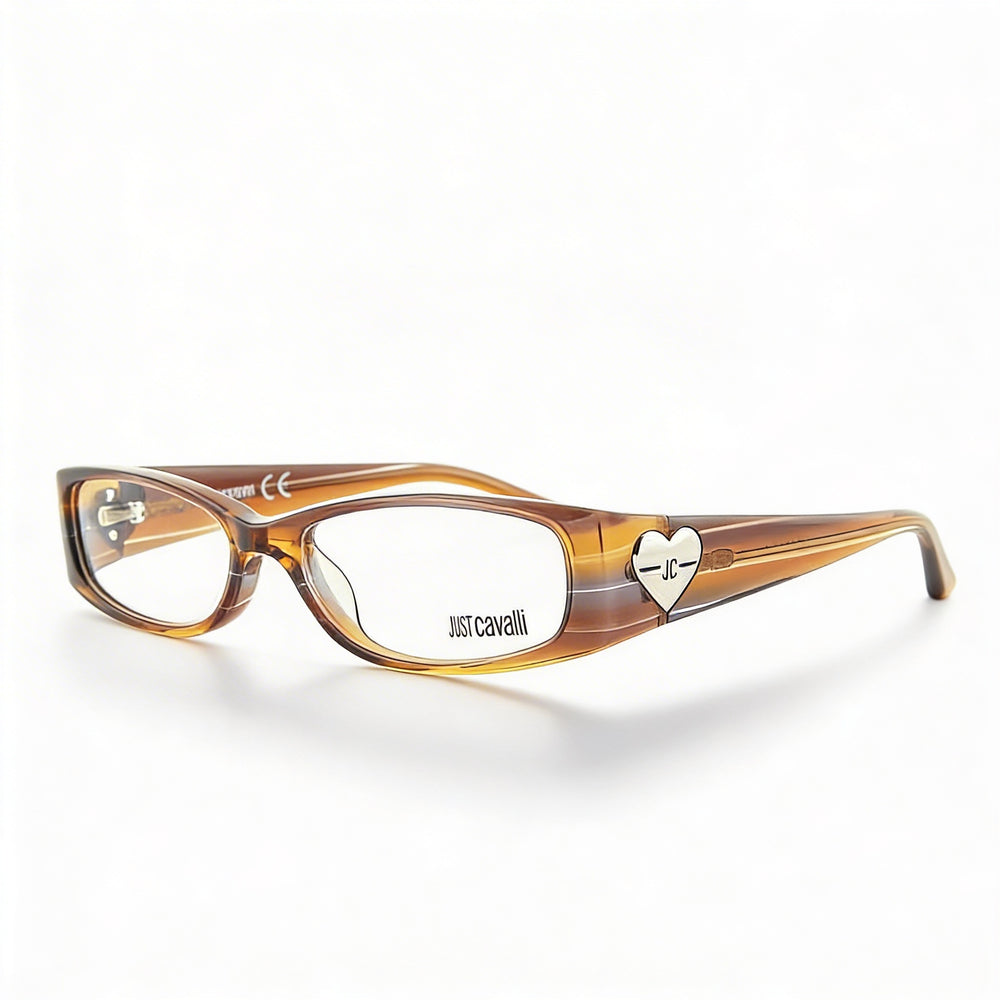 Montura Just Cavalli 0289_050-51 para mujer, acetato marrón, ancho de lente: 51 mm, puente: 15 mm, patilla: 135 mm