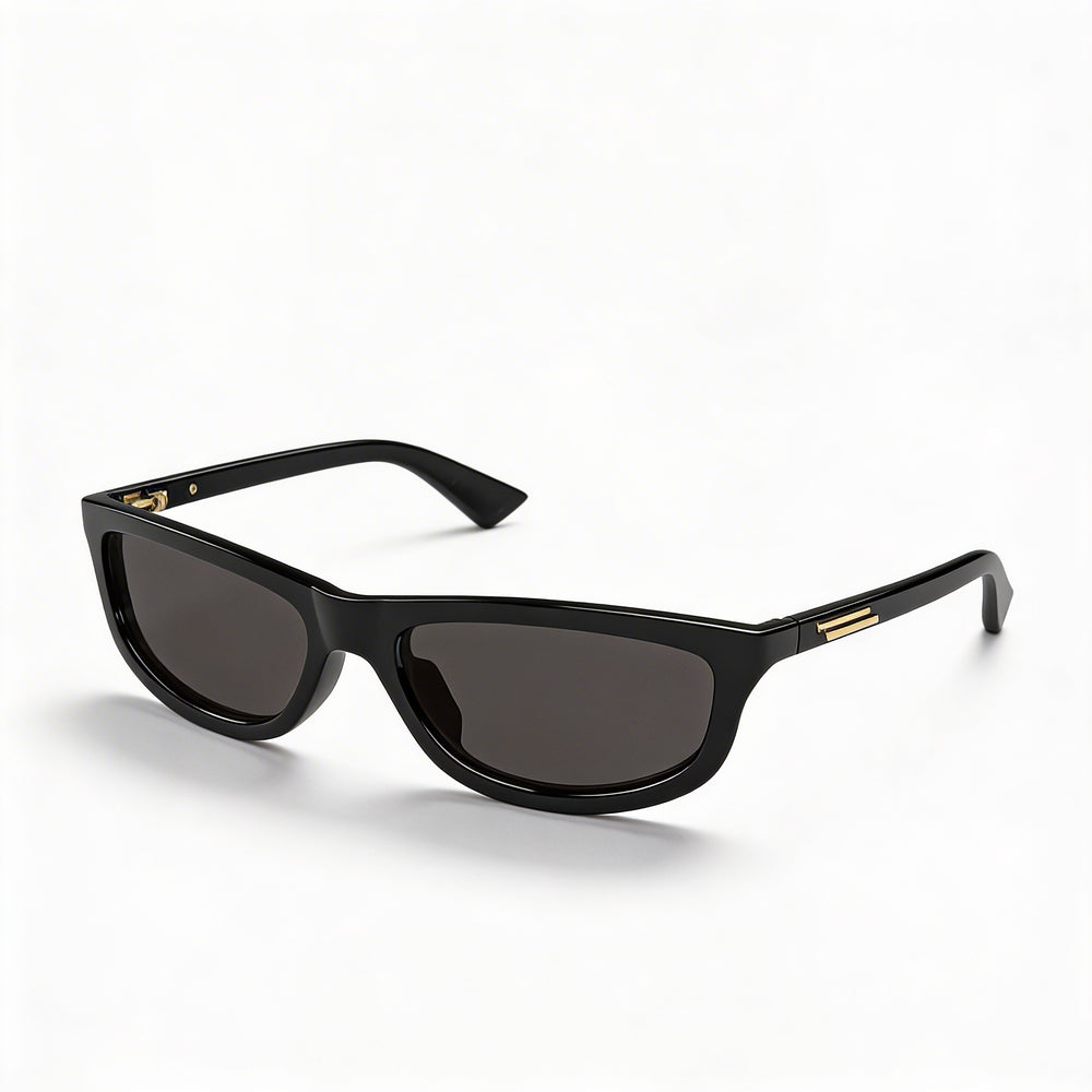 Bottega Veneta Bv1327s-001 Unisex Sunglasses, Black Grey Frame, Non-Polarized Lenses, 58mm Lens Width