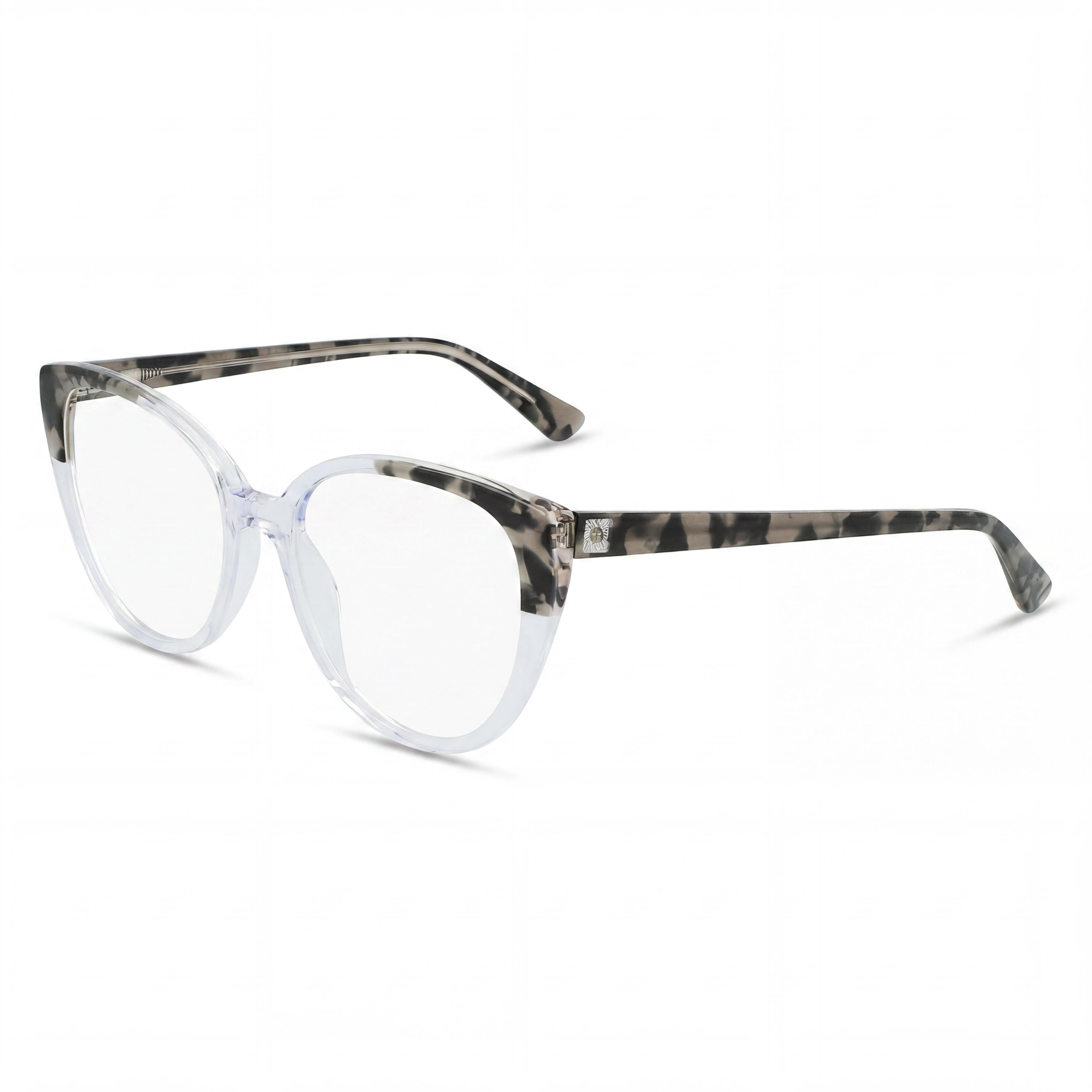 Gafas Anne Klein Ak5092 para hombre, ligeras, de metal, con lentes transparentes, color gris cristal, 50-17-135, Photo 1