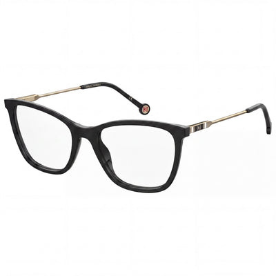 Gafas Carolina Herrera para mujer con montura de acetato moderna, lentes de policarbonato transparentes nude, 54-18-145mm