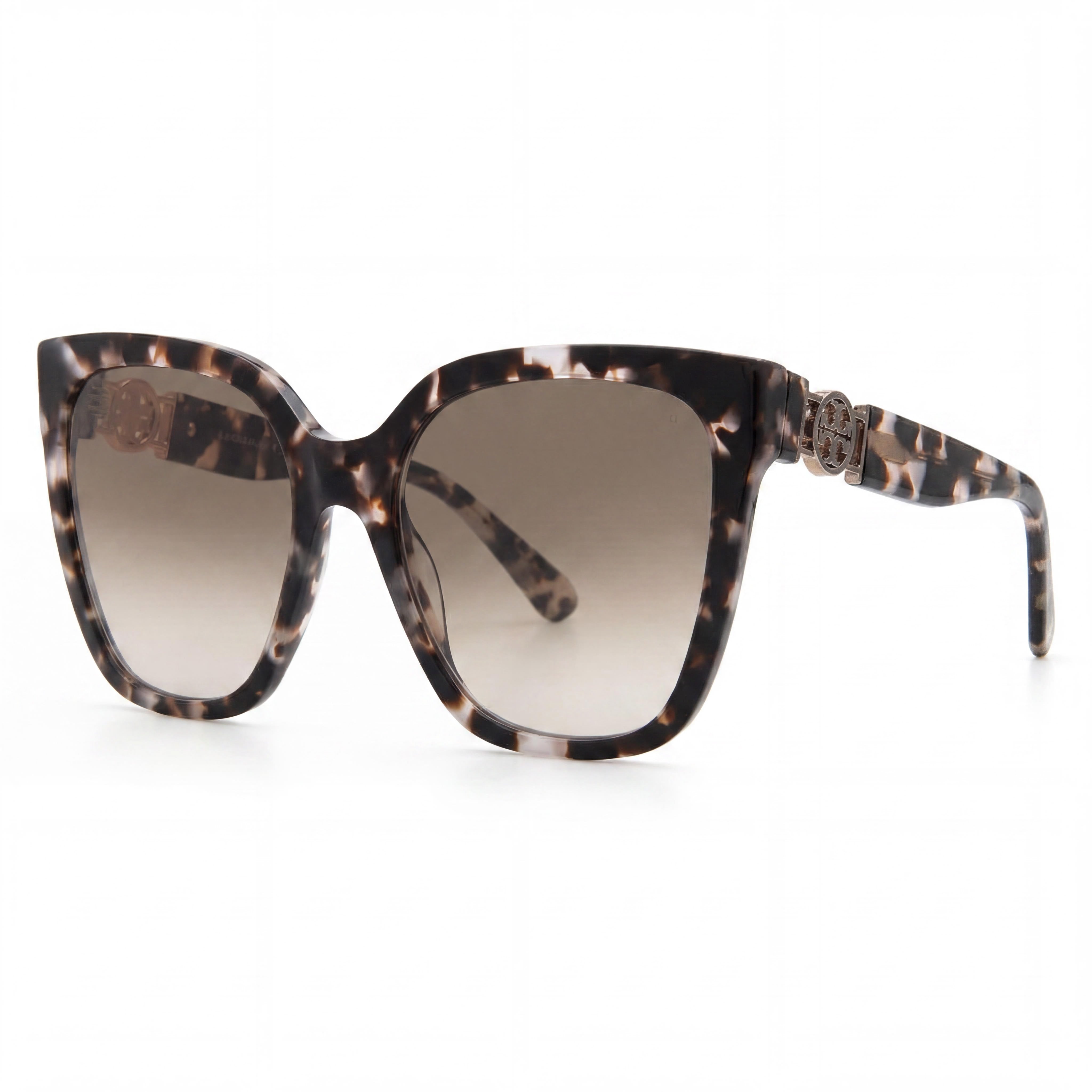 Moschino Classic Women's Butterfly Plastic Pink Havana Brown Shaded UV Protection Non-Polarized Sunglasses 55mm, Photo 1