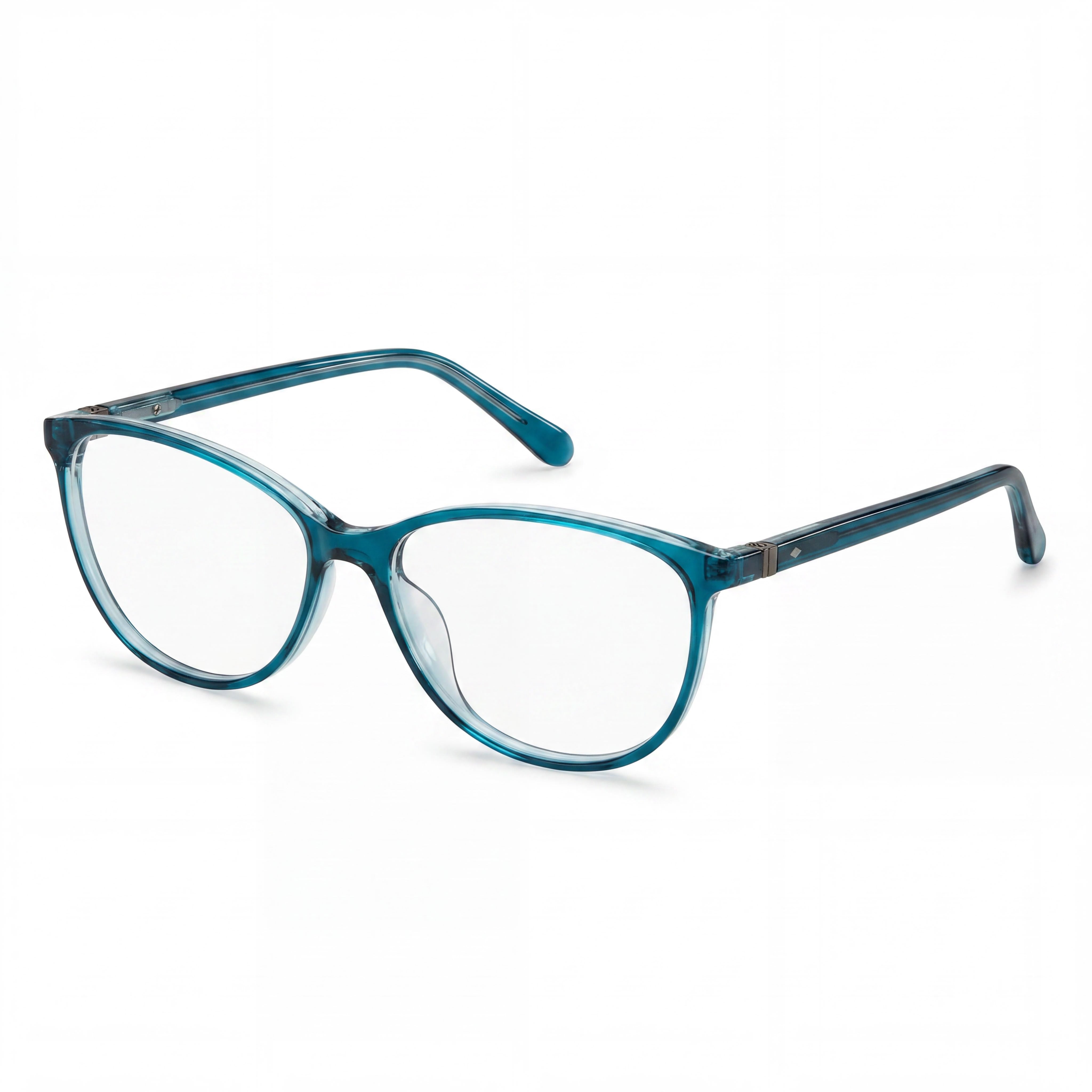 Fossil FOS 7050 Women's Sunglasses, with Propionate Frame and Polycarbonate Lenses, in Teal, 54mm Lens Width, Photo 1
