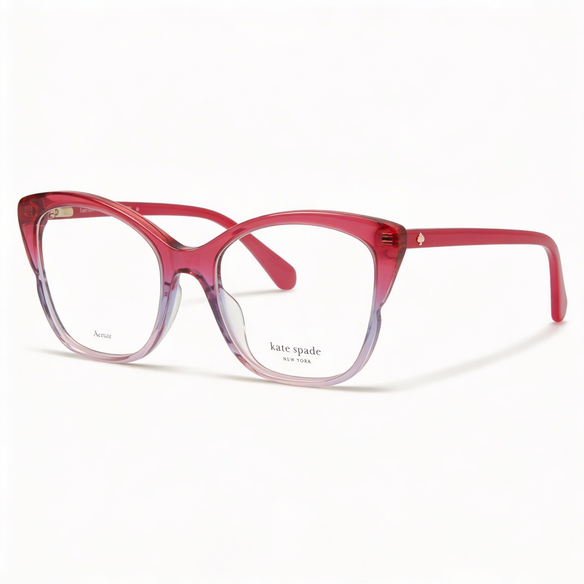 Kate Spade New York Modern Women's Sunglasses with Blue Green Acetate Frame and Polycarbonate Lenses 51mm Lens Width, Photo 1