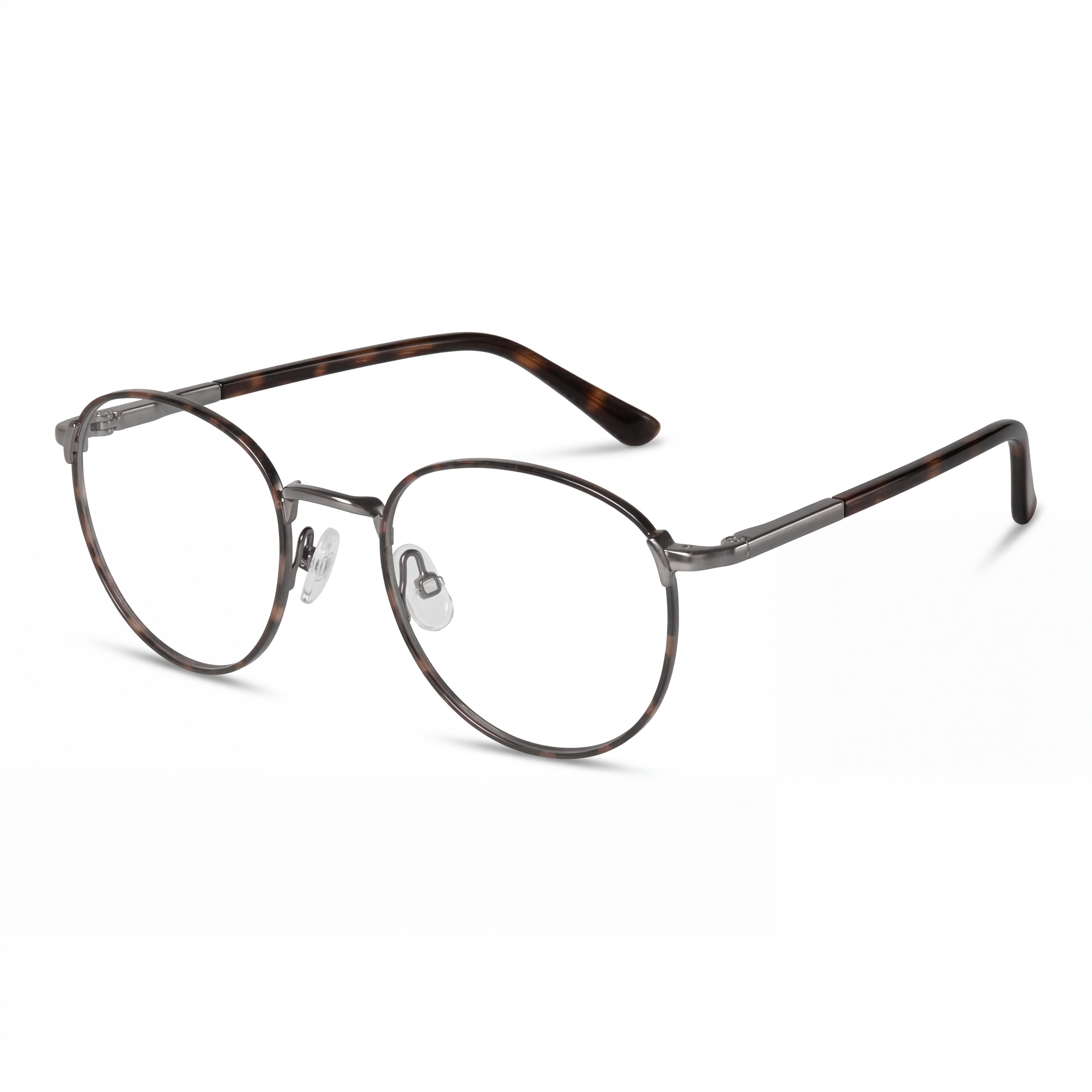 Banana Republic Donn Men's Metal Eyeglass Frames in Havana Grey, Lens 48mm, Bridge 20mm, Temple 140mm, Photo 1