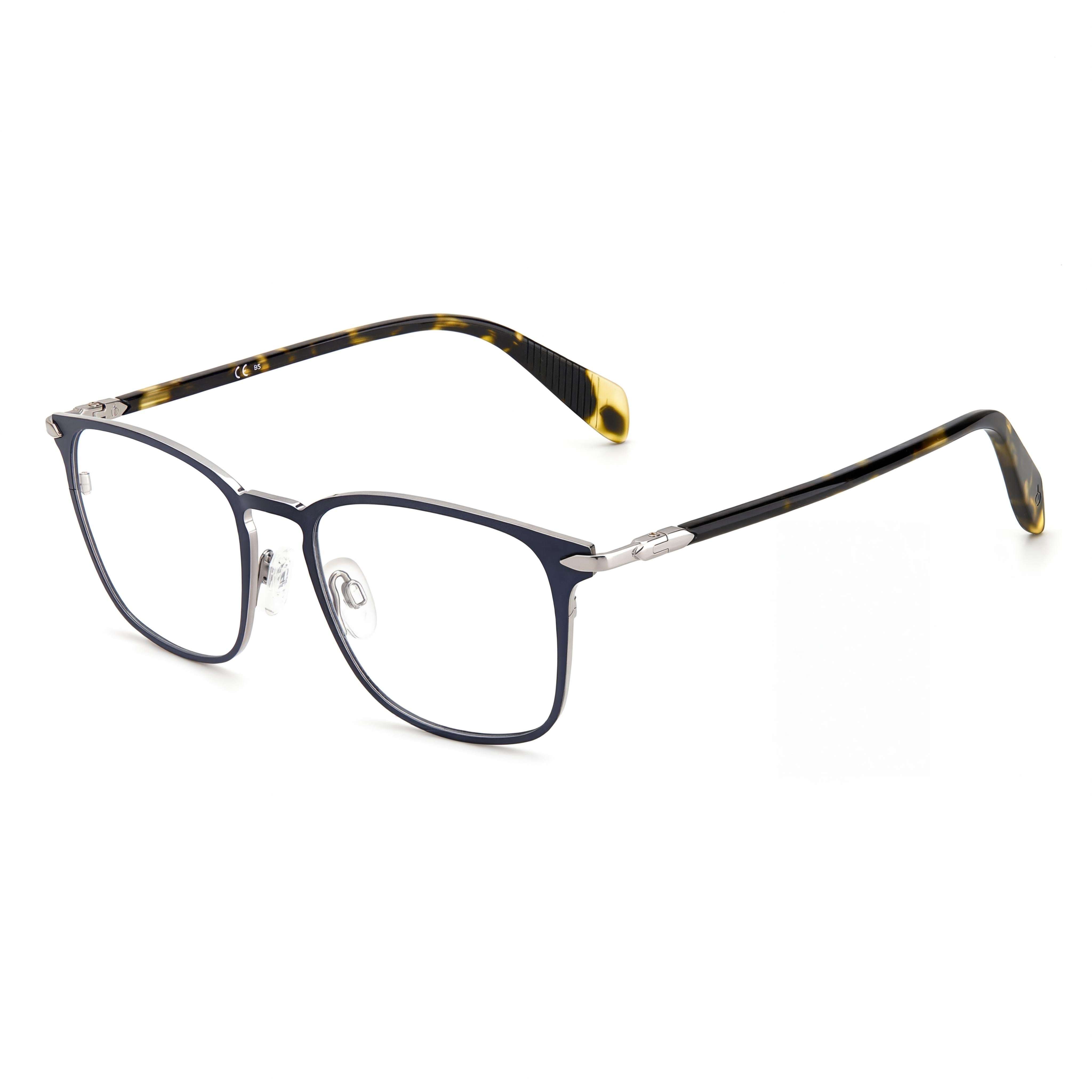 Gafas unisex Rag & Bone Rnb 7015 con montura azul mate y lentes a juego, policarbonato, talla 51-19-145, Photo 1