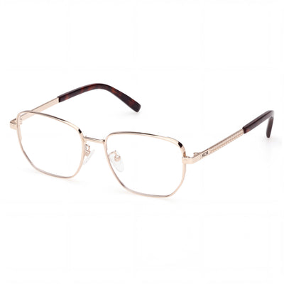 MCM WORLDWIDE Mw5021-h Unisex Full Rim Plastic Frame Optical Eyeglasses in Pale Gold, Size 53-17-145