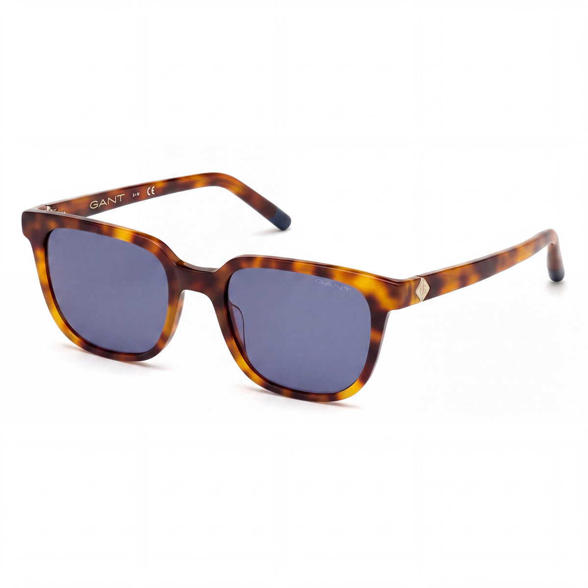 GANT Men's Modern Plastic UV Protection Sunglasses Brown Blue 43.5mm, Photo 1