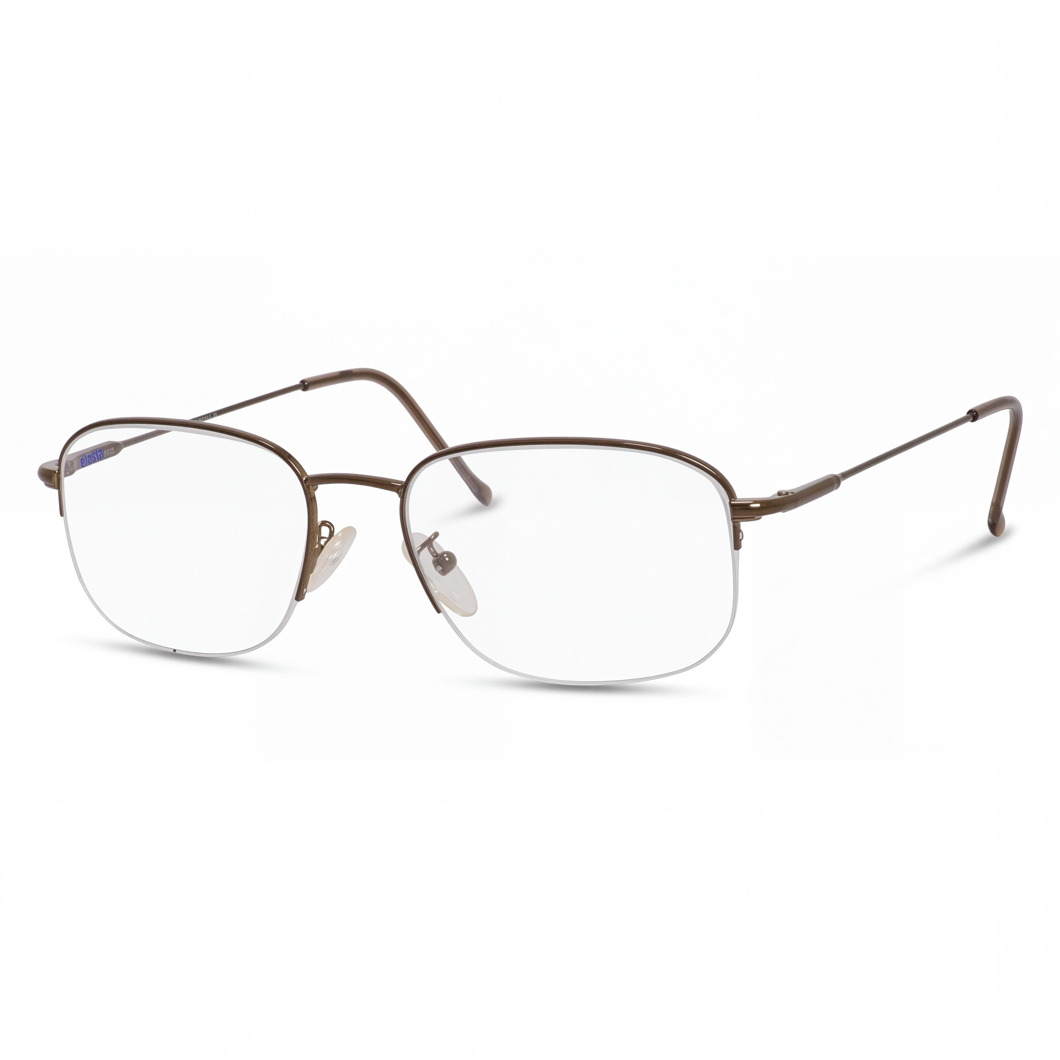ELASTA E 7033 Men's Brown Metal Frame Sunglasses with 51mm Lens Width, 19mm Bridge, 140mm Temple, Photo 1