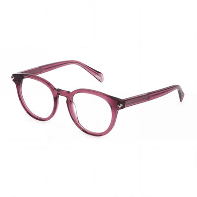 Police Modern Women's Bordeaux Acetate Optical Eyeglasses - 48mm Lens, 20mm Bridge, 135mm Temple