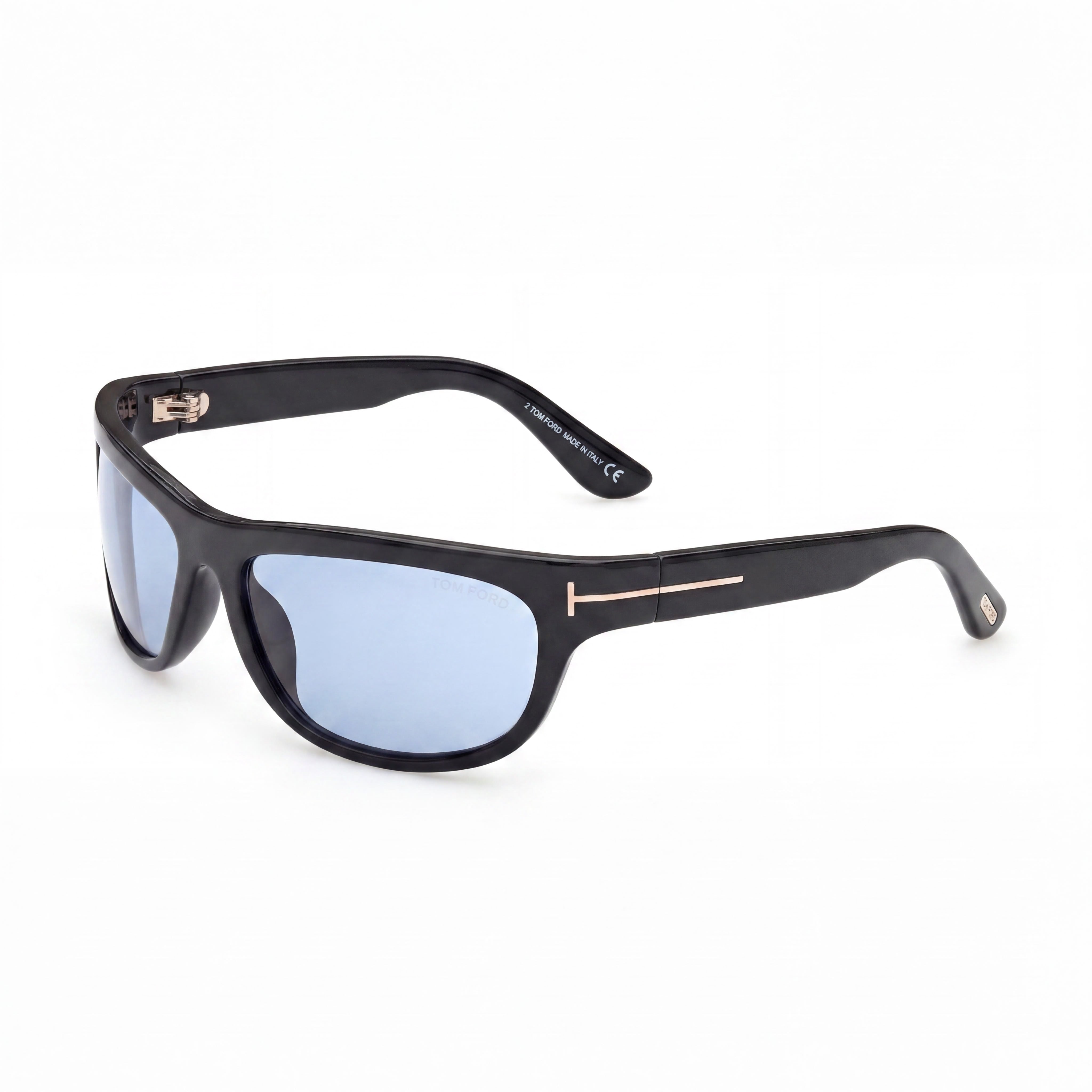 Marcolin Classic Unisex Injected Frame Black Sunglasses with Polycarbonate Black Lenses 62-17-120mm, Photo 1