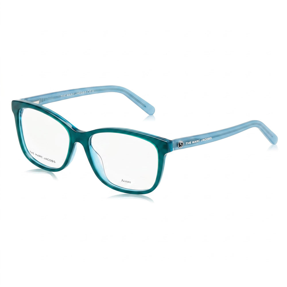 Marc Jacobs Comtemporary Marc 558 Women's Green Azure Acetate Polycarbonate Eyeglasses 53mm Lens Width
