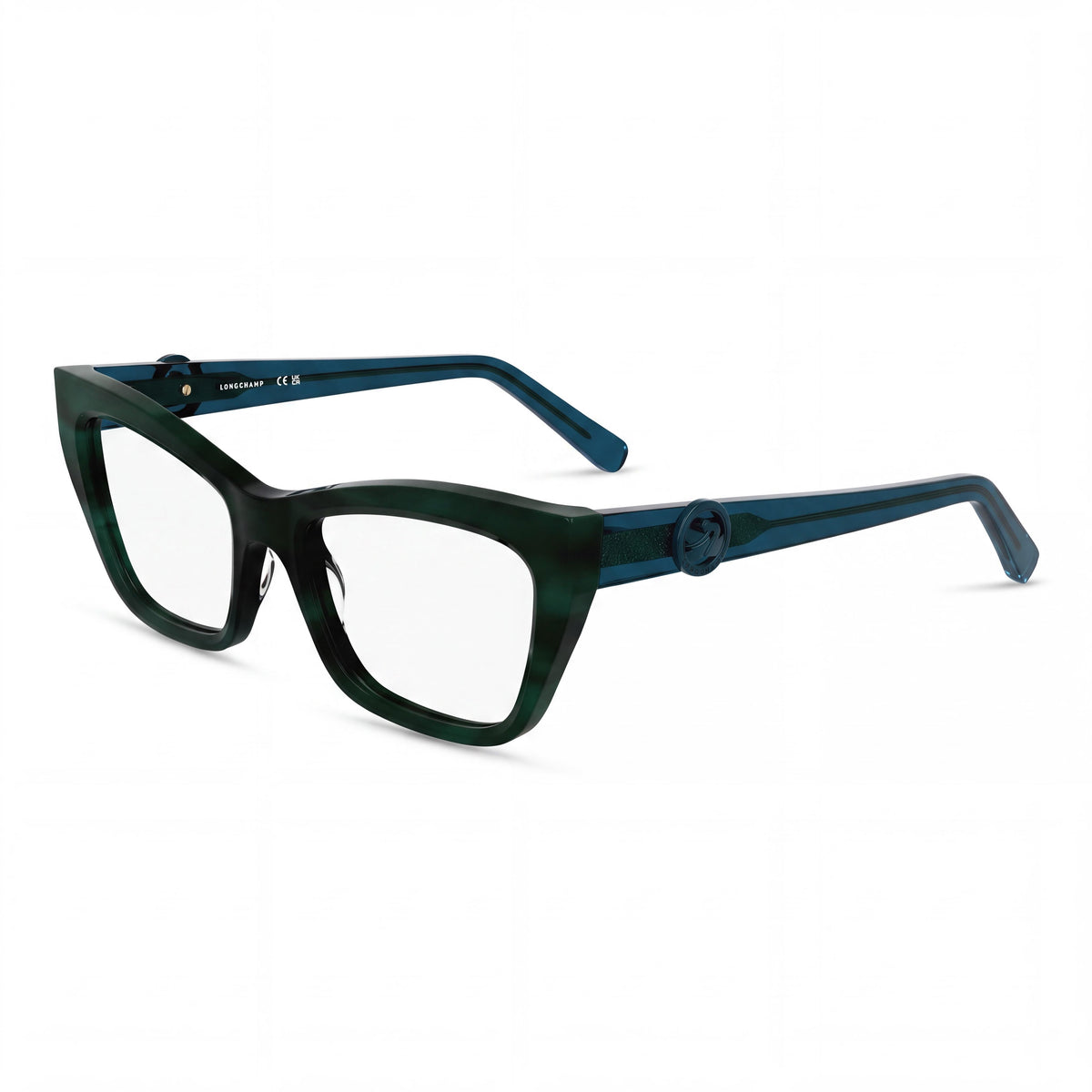 Longchamp LO 2762 Women's Green Horn Acetate Eyeglasses 51mm, Photo 1