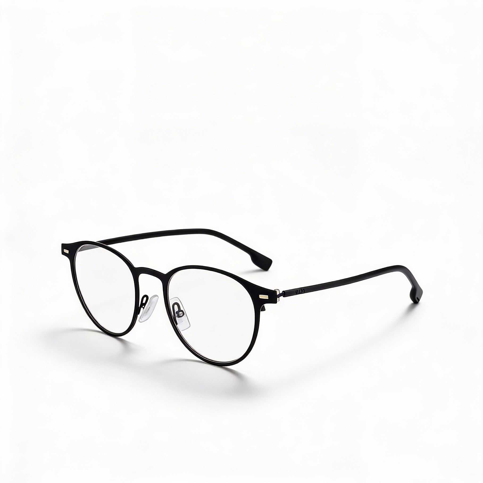 BOSS Audio Systems Gafas de sol Boss 1010 para hombre con montura de acero aleado negro mate y lentes de policarbonato, 48 mm, Photo 1