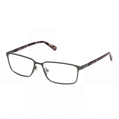 GUESS GU50244 Gafas para hombre de metal verde oscuro mate/verde oscuro brillante 57-16-145