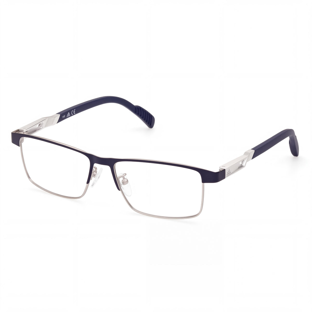 Gafas graduadas de metal para hombre adidas Sp5023, rodio mate, montura azul mate, lente transparente, 54-15-140, Photo 1