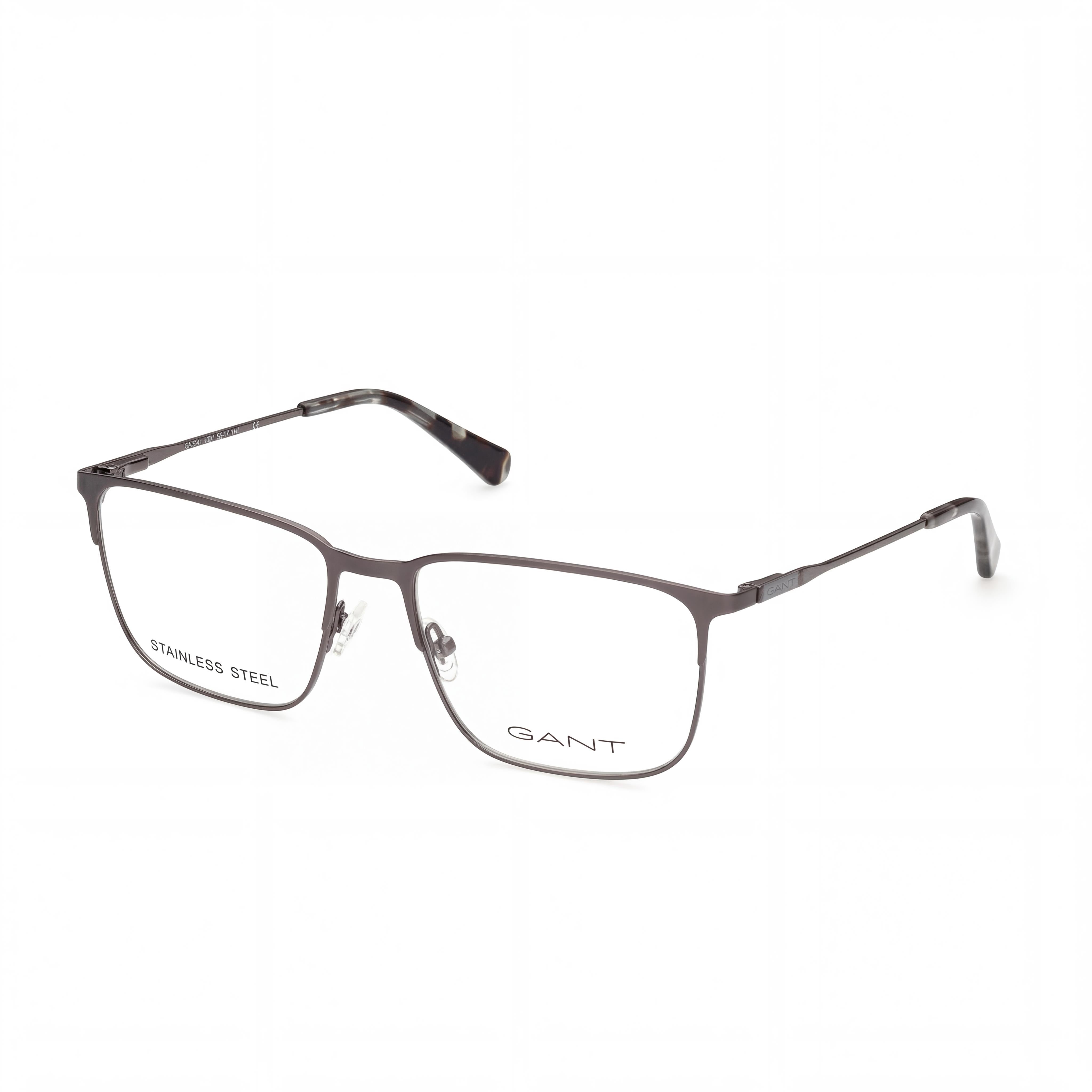 GANT Ga3241 Gafas Unisex con Montura de Acero Inoxidable en Níquel Oscuro Anticuado Mate - 53mm, Photo 1