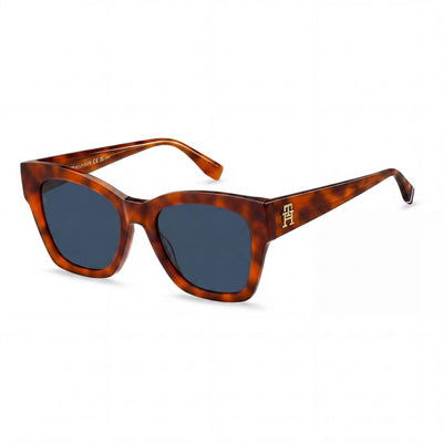 Tommy Hilfiger TH 2156/S Women's Acetate Frame UV Protection Sunglasses Red Havana Blue 52mm