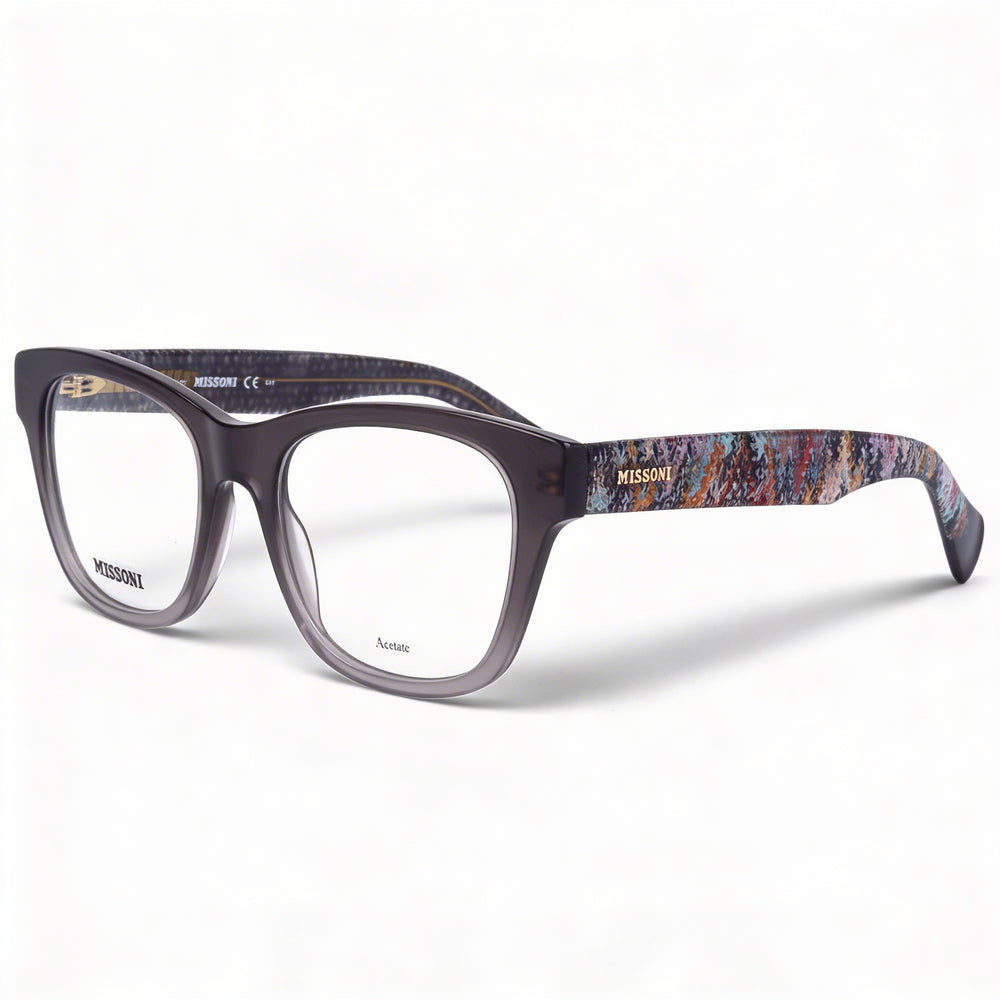 Gafas de sol Missoni Modern para mujer, montura de acetato marrón con lentes de policarbonato, ancho de lente de 50 mm