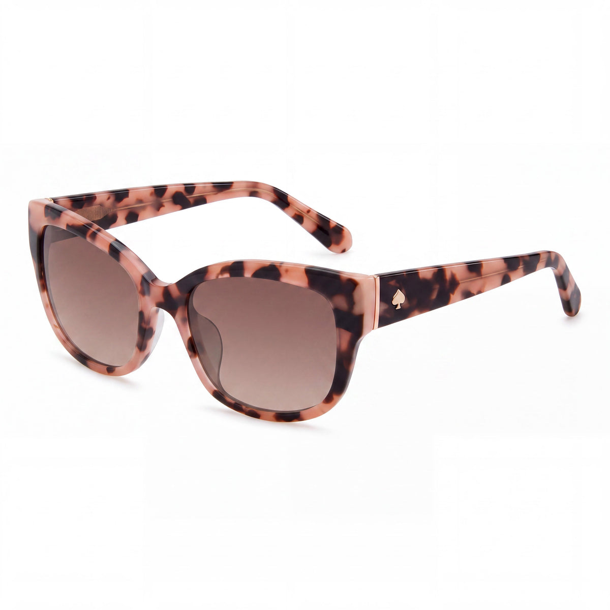 Kate Spade New York JOHANNA/F/S Women's Black Acetate Frame Grey Non-Polarized Sunglasses 53mm, Photo 1