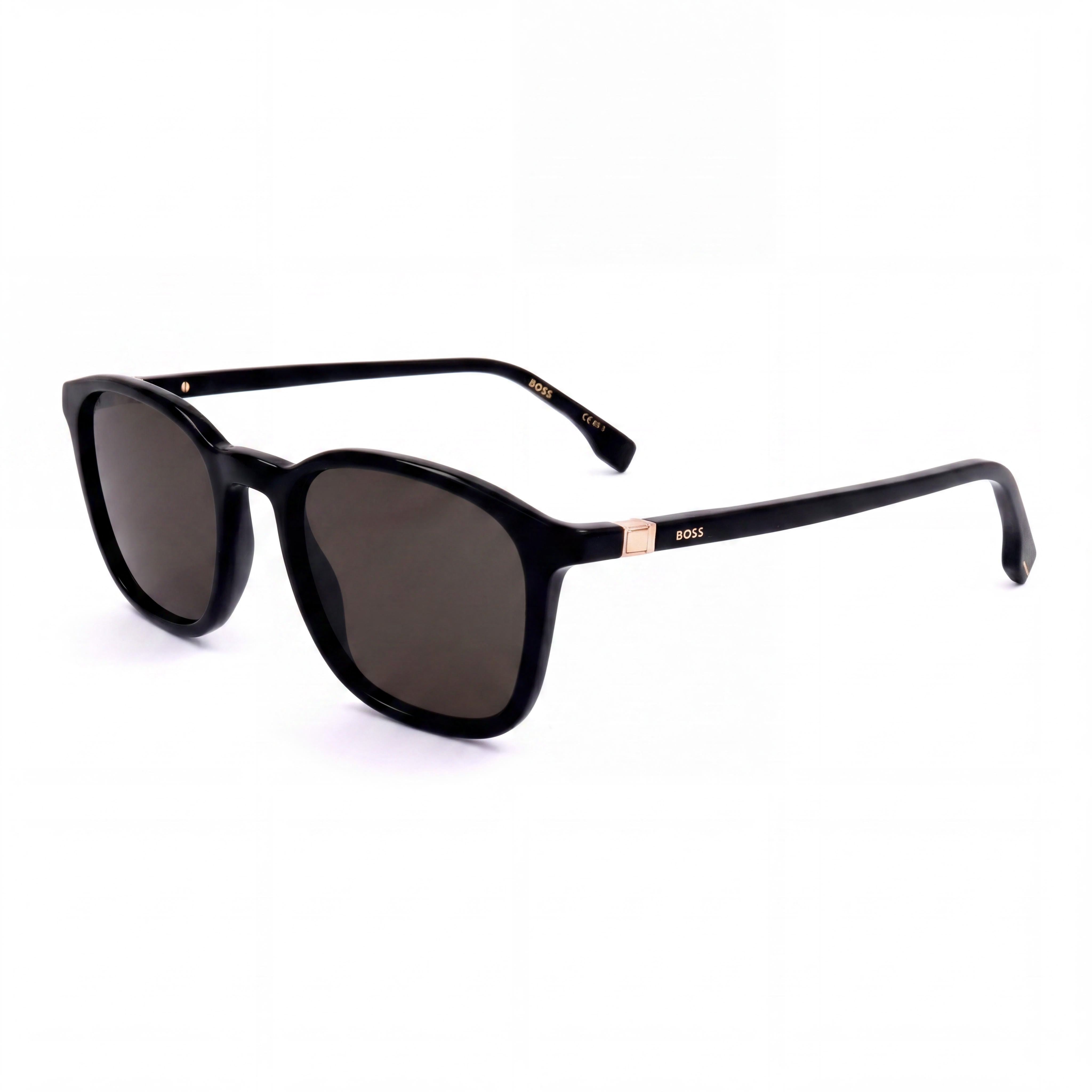 Hugo Boss Casual Unisex Black Acetate UV Protection Sunglasses 52mm, Photo 1