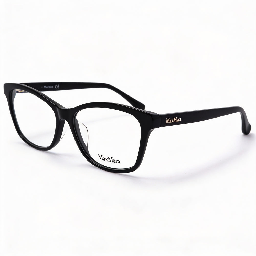 Gafas MaxMara modelo MM5032-F para hombre, montura de plástico negra, lentes de policarbonato de 54 mm