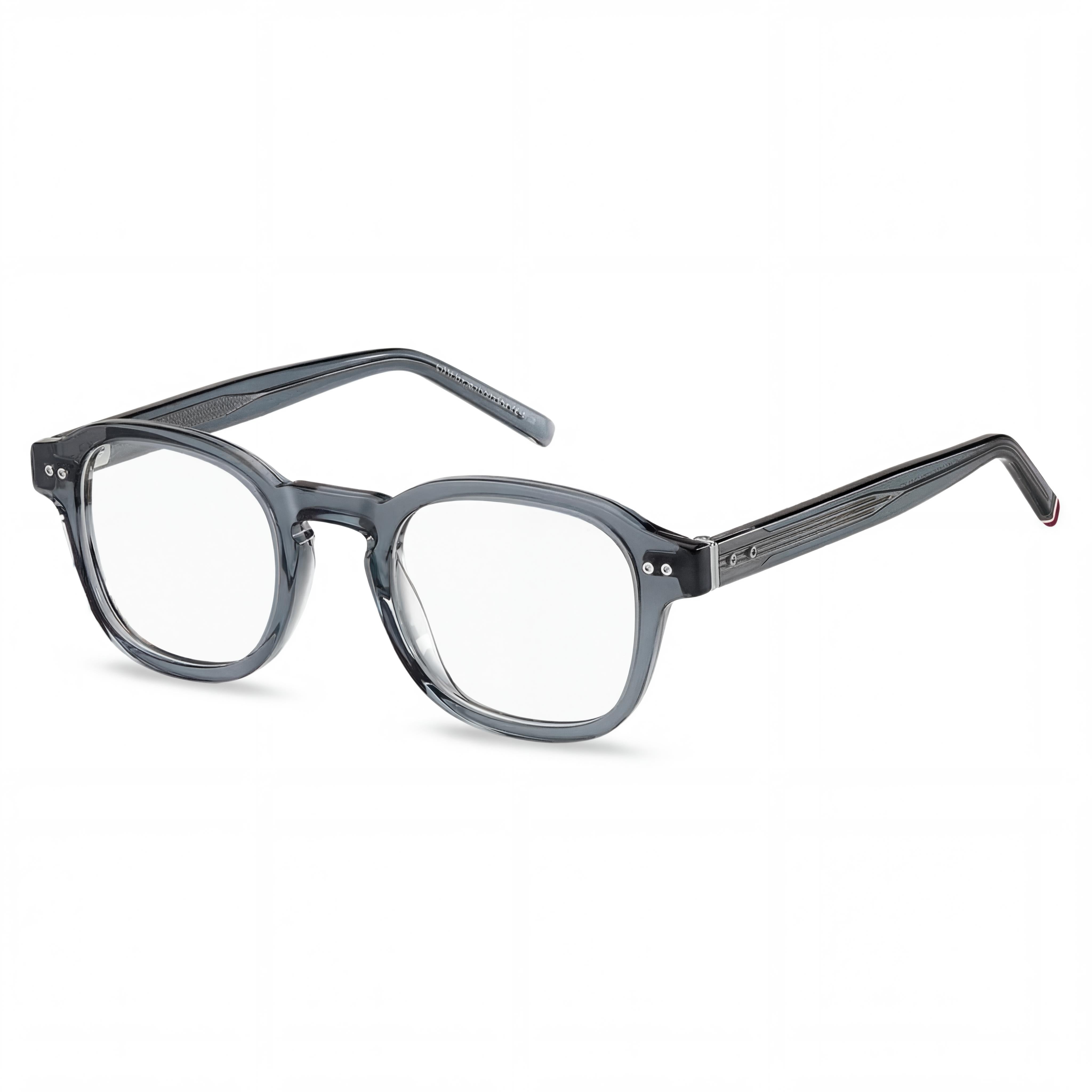 Tommy Hilfiger Modern Men's Grey ECO ACETATE Non-polarised 48mm Eyewear, Photo 1