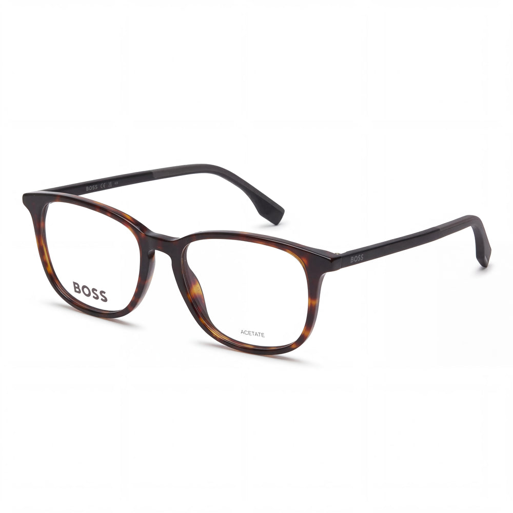 BOSS Audio Systems Casual Men's Acetate Frame Non Plastic Lens Eyeglasses 50mm Lens Width 16mm Bridge Width