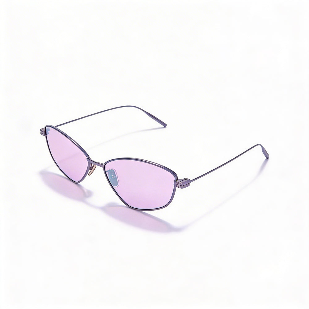 Givenchy Casual Women's Metal Shiny Light Blue Grey Lens Sunglasses 59mm