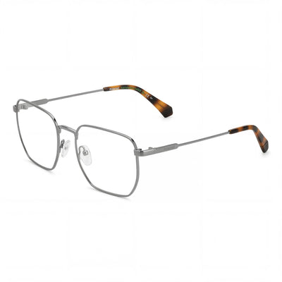 Gafas de Sol Polaroid Modern para Hombre con Montura de Acetato y Lentes Oscuras sin Polarizar, Color Rutenio Oscuro 54-19-140mm