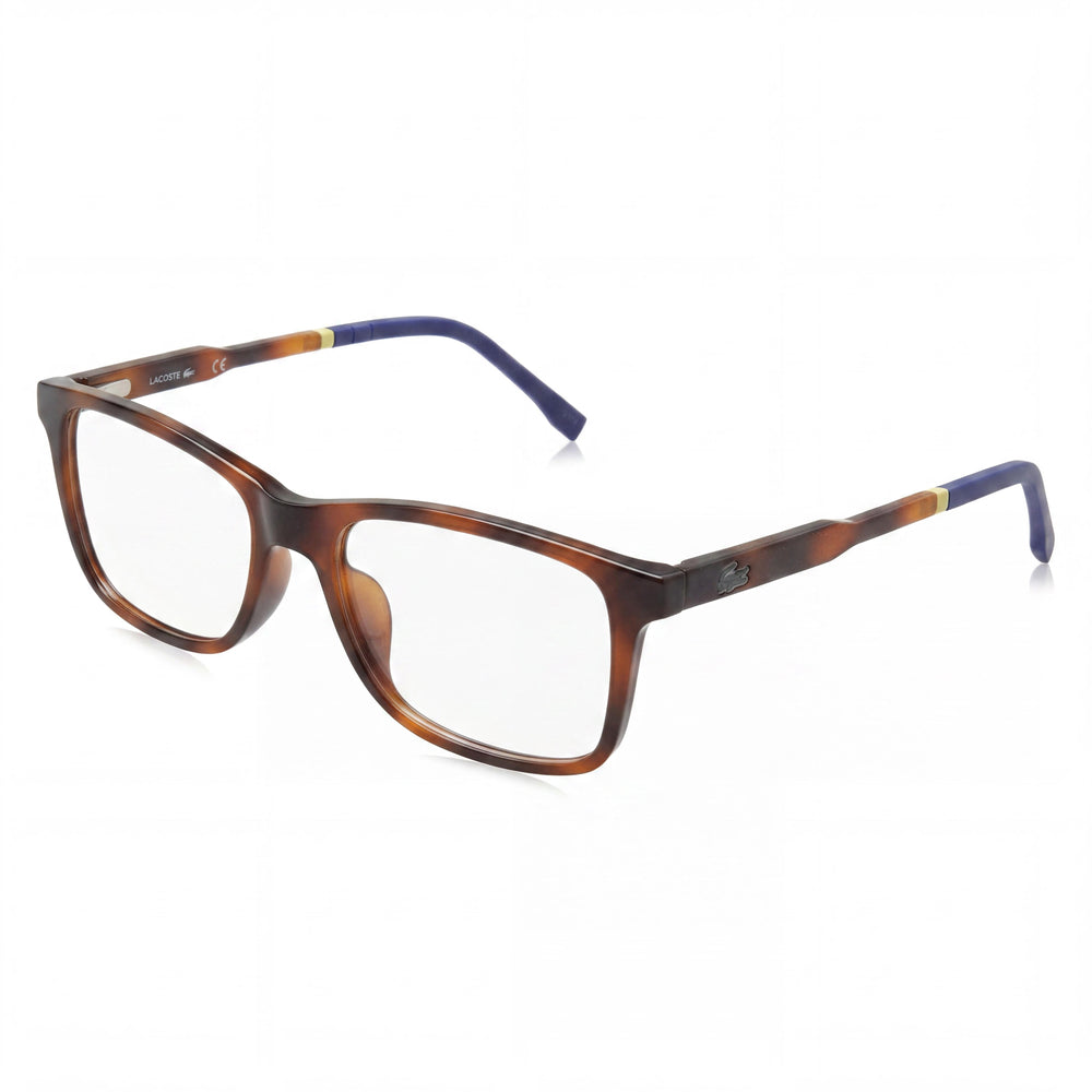Lacoste Casual Style L3647 Unisex Eyeglasses featuring Injected Plastic Frame in Havana, 50mm Lens Width